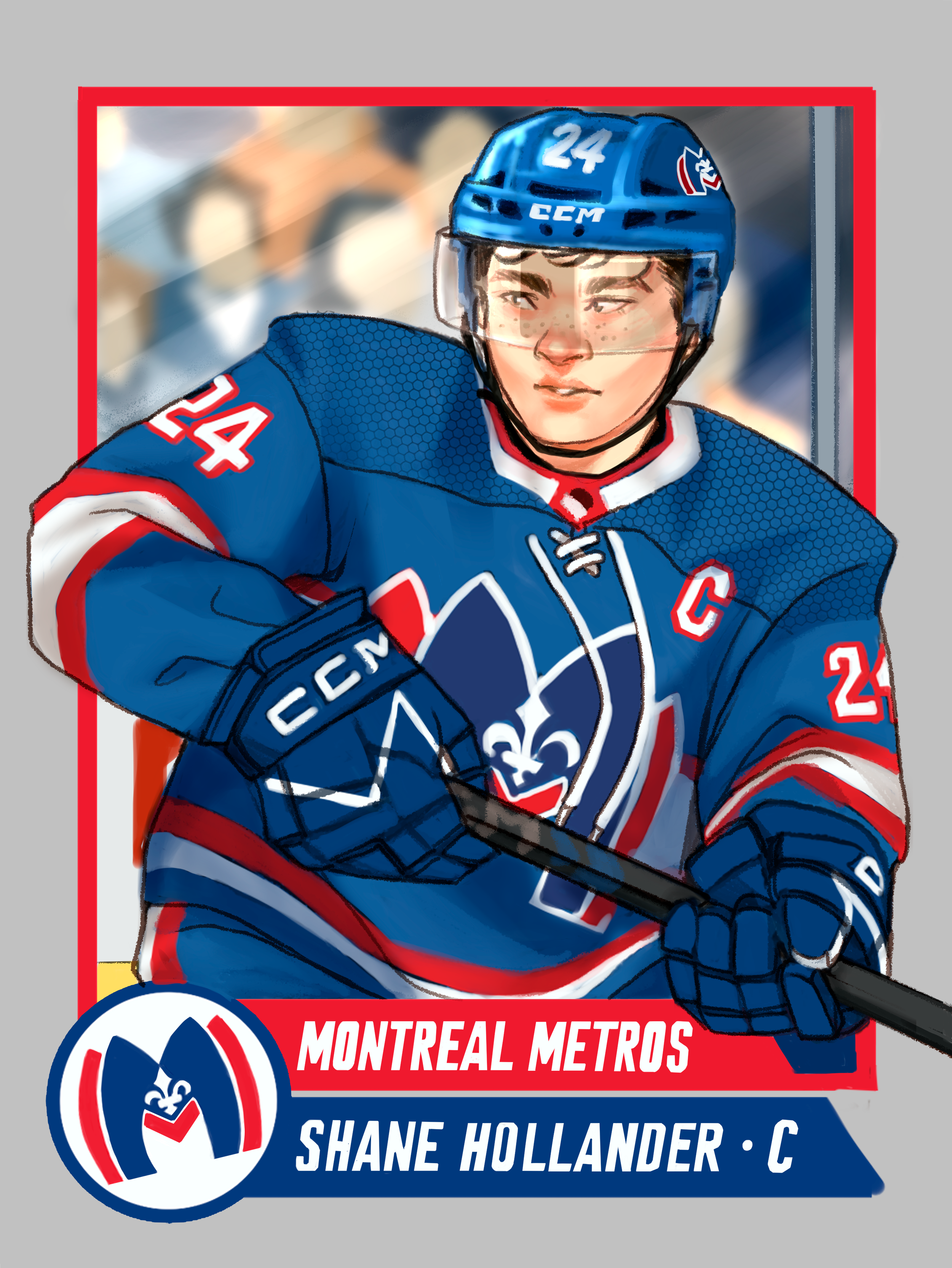 Shane Hollander's Hockey Card Version 2
