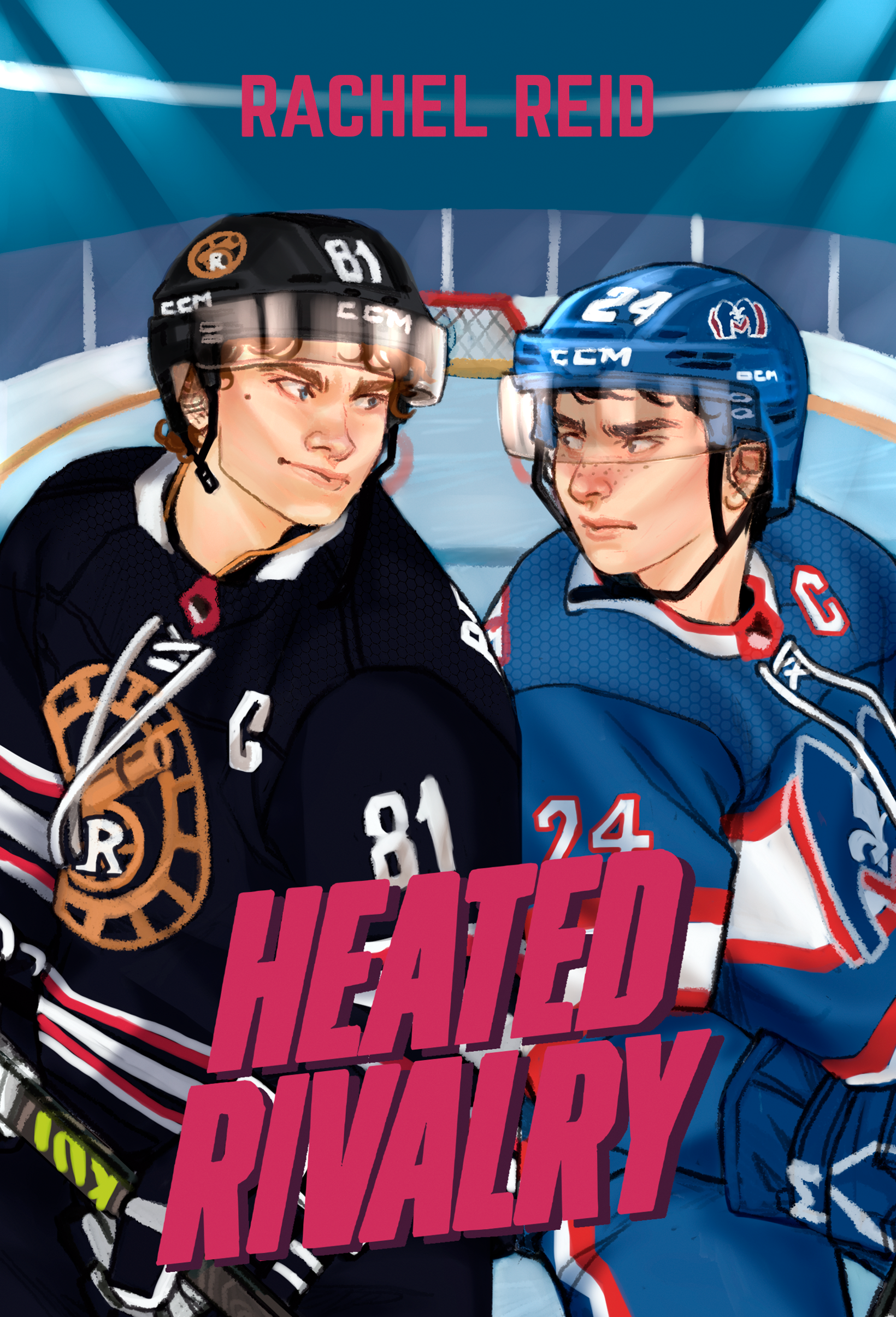 Heated Rivalry Dust Jacket💙 - Dark Blue Version