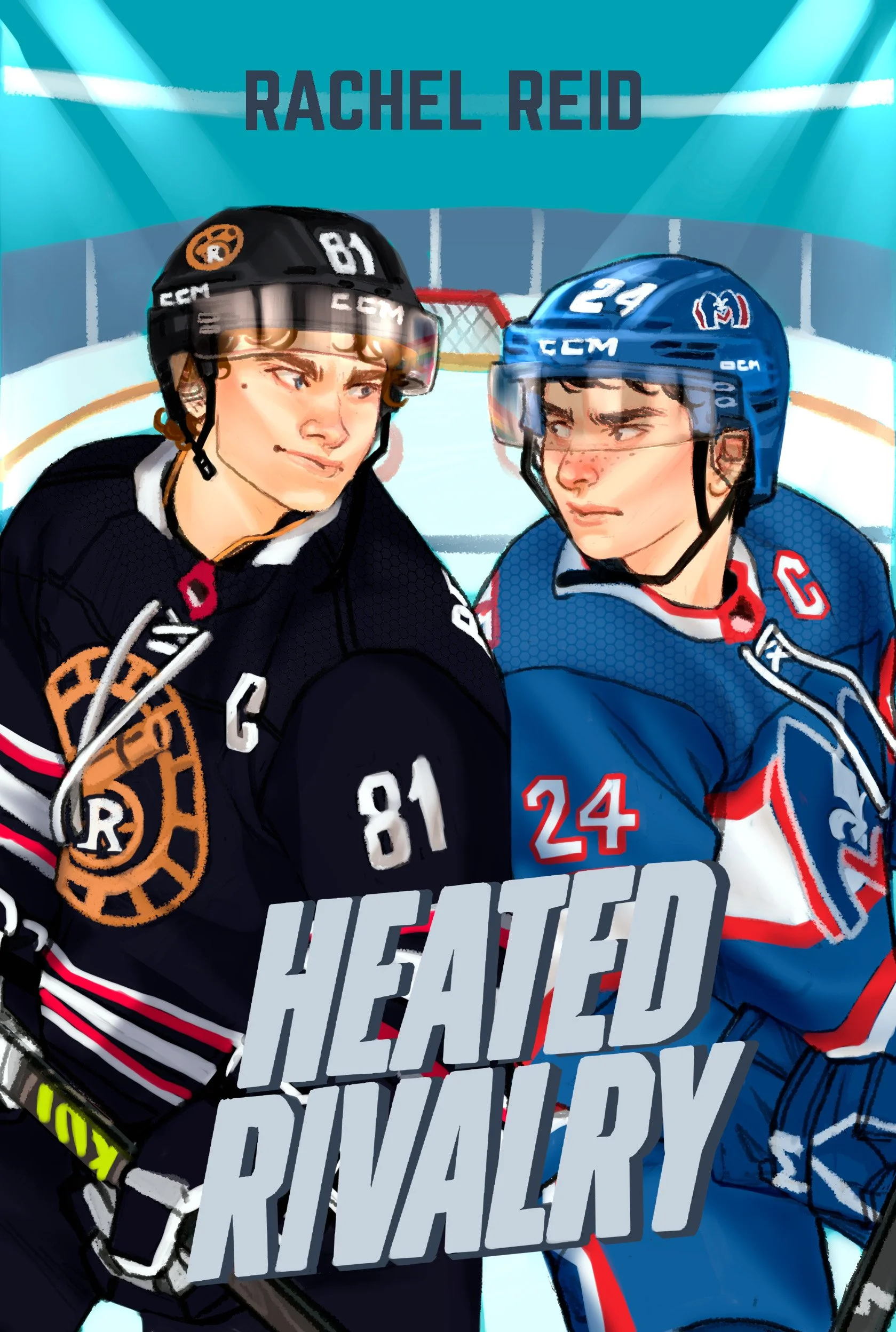 Heated rivalry Dust Jacket 🩵- Light Blue Version