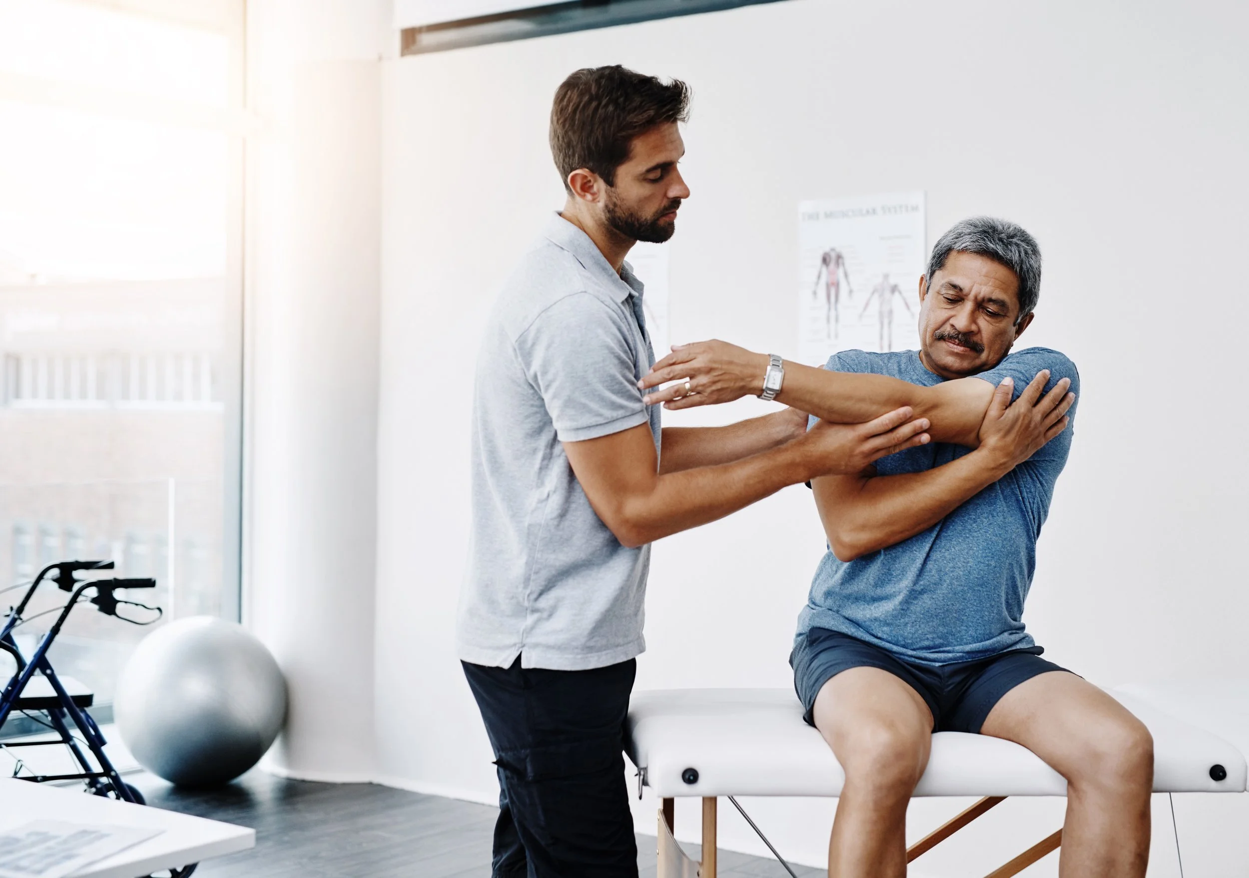 Physiotherapy session