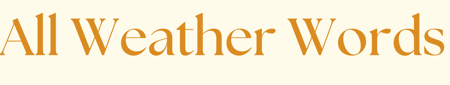 All Weather Words