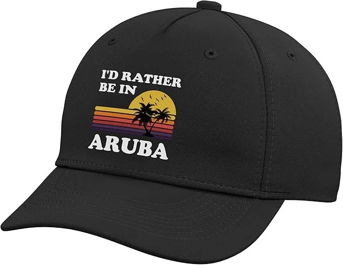 Bright tropical logo cap (popular near cruise port) → Find this style