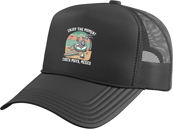 Bright tropical logo cap (popular near cruise port) → Find this style