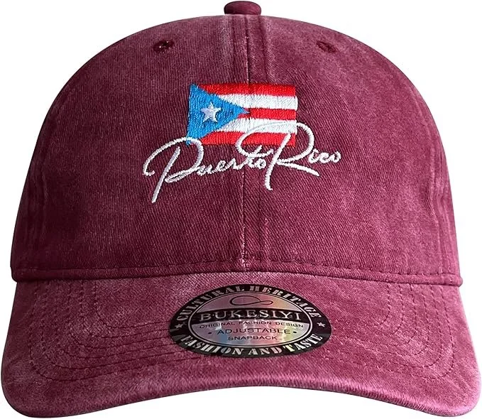 Puerto Rico Flag cap (popular near cruise port) → Find this style