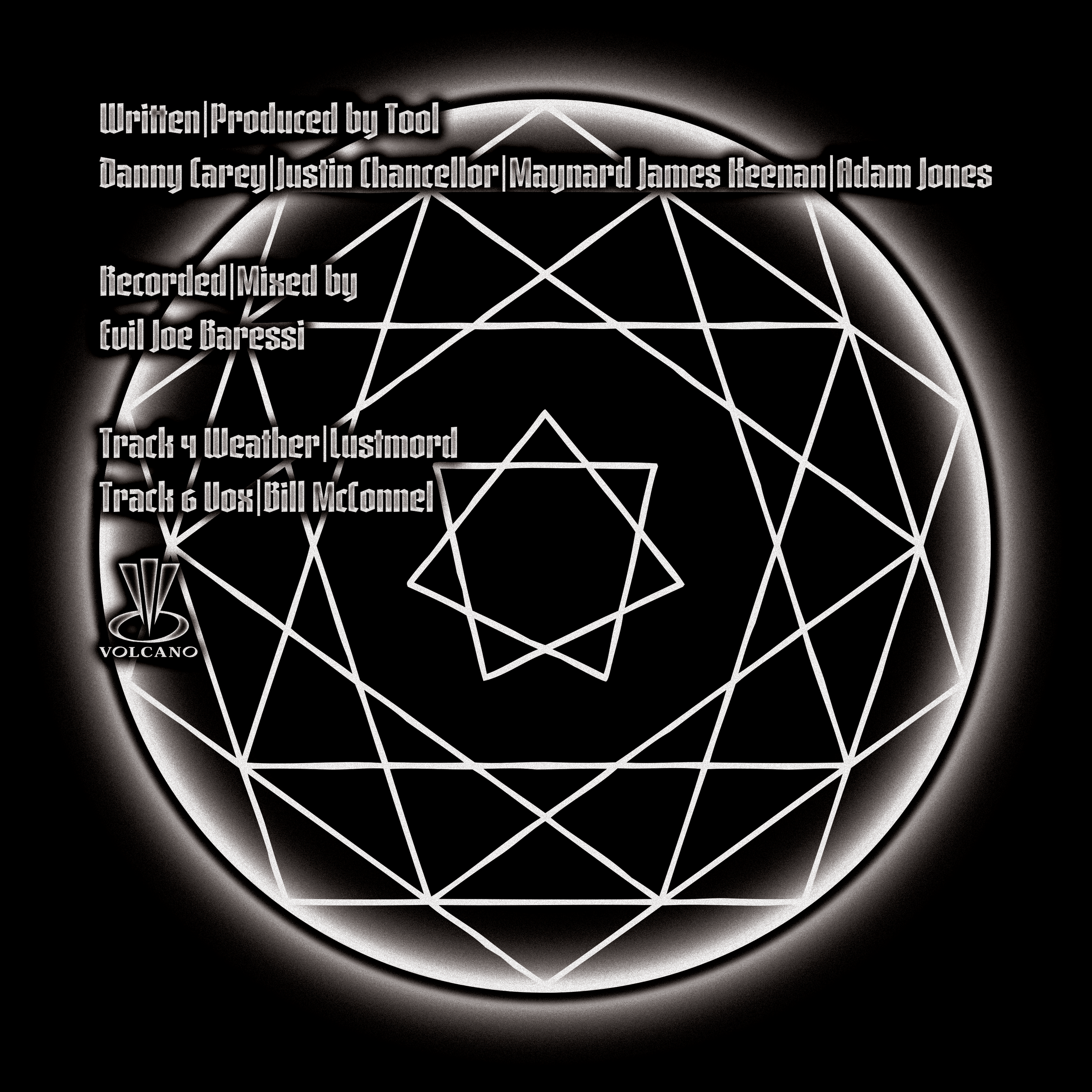 A flat of the back of the album.