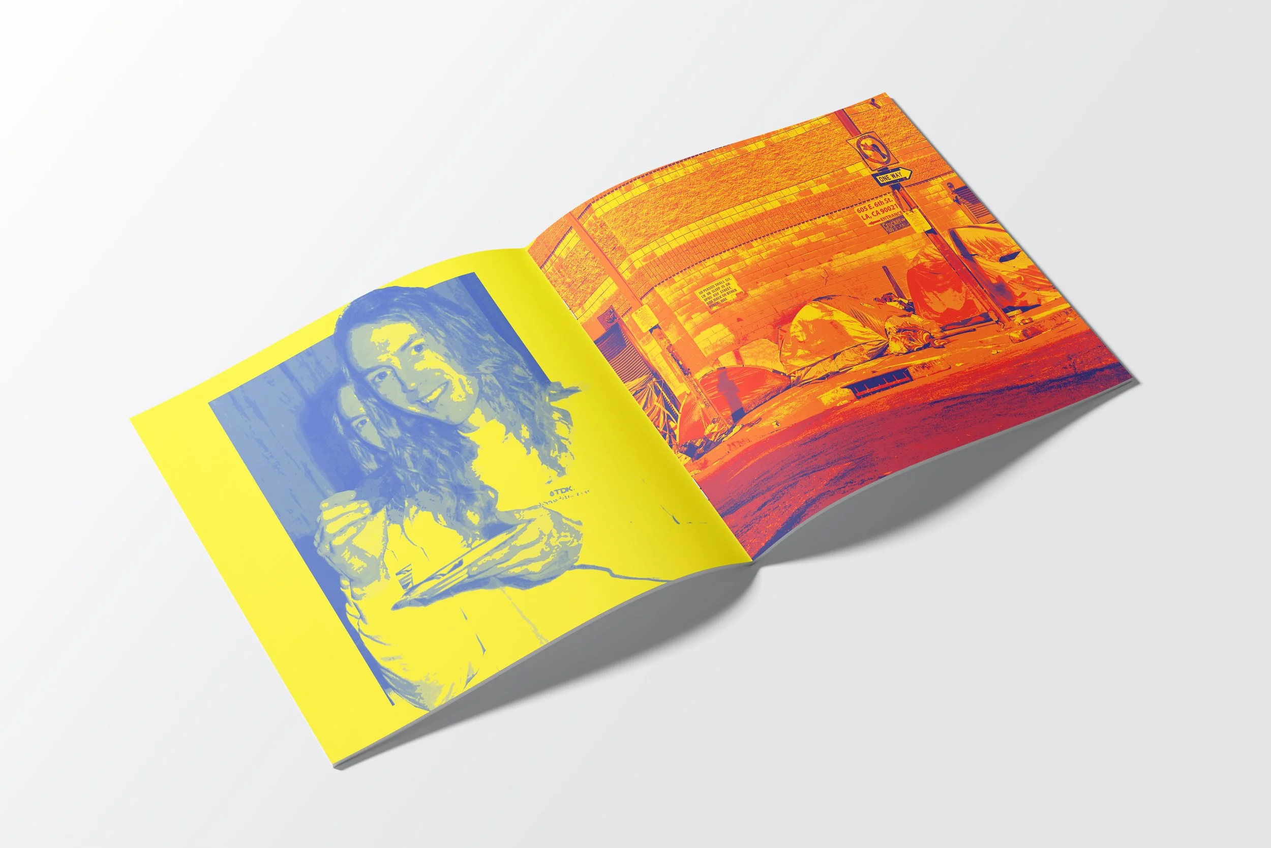 A mockup of the fourth page of the little booklet that comes with a CD jewel case.