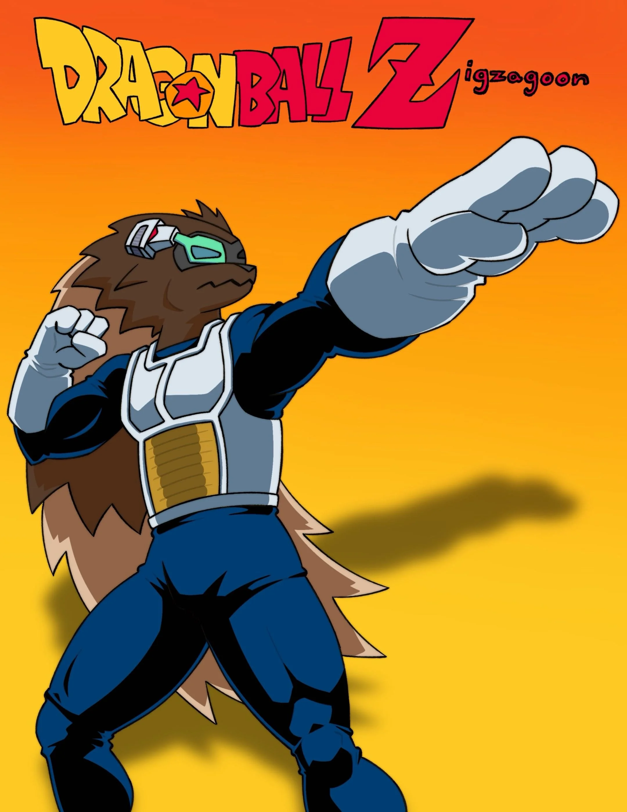 Dragonball Zigzagoon. (Also a birthday gift)