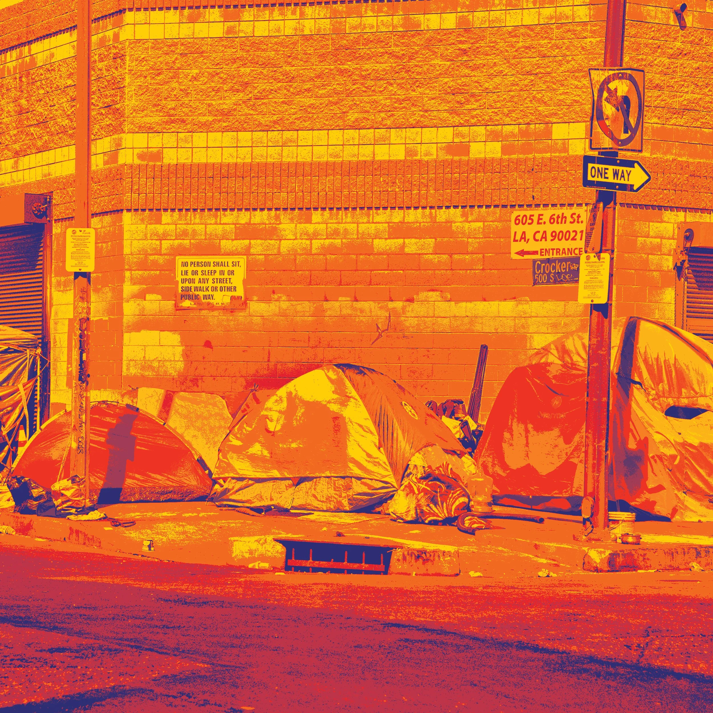 A flat depicting Skid Row.