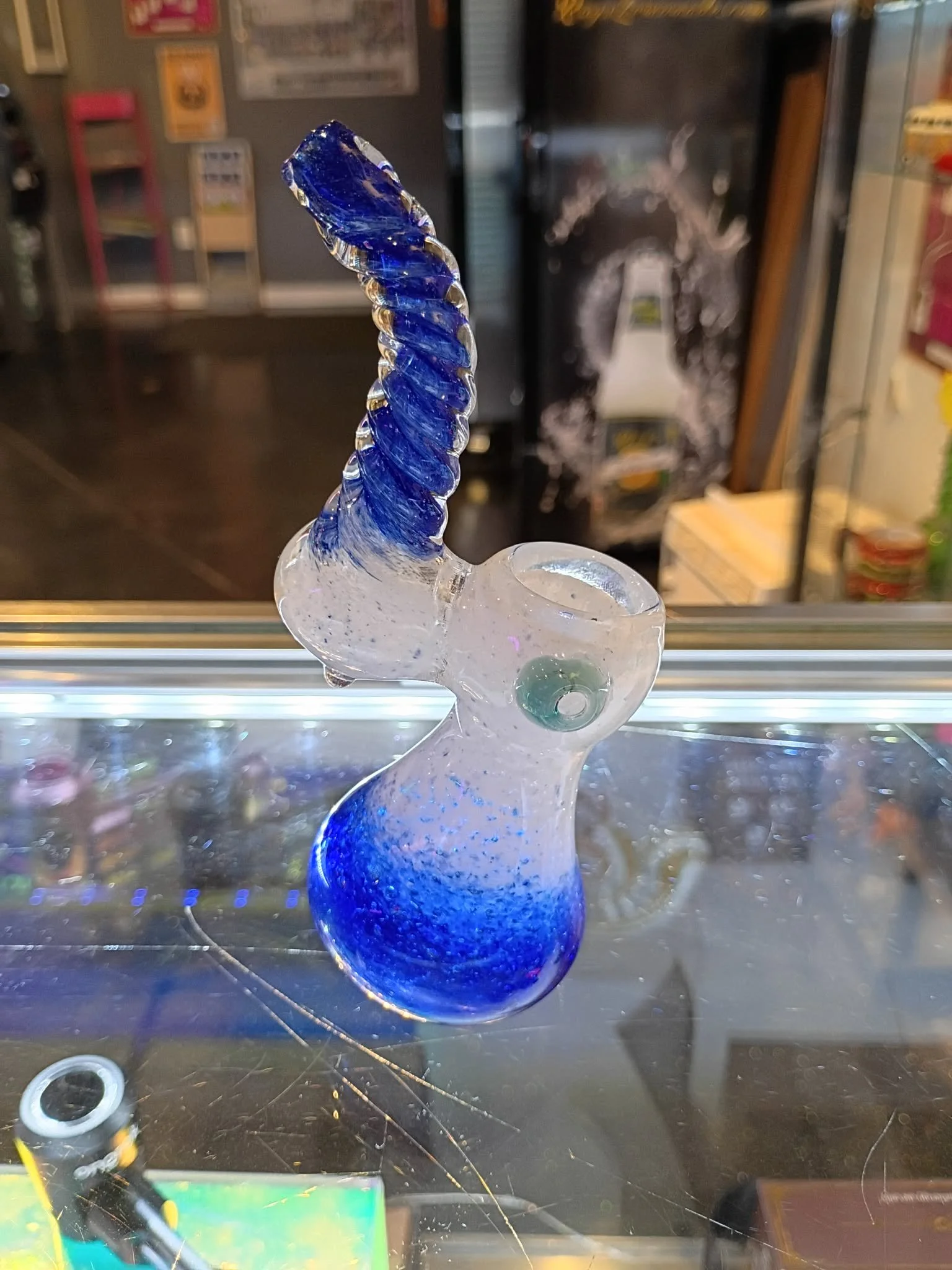 Glass Bubbler, available in multiple colors