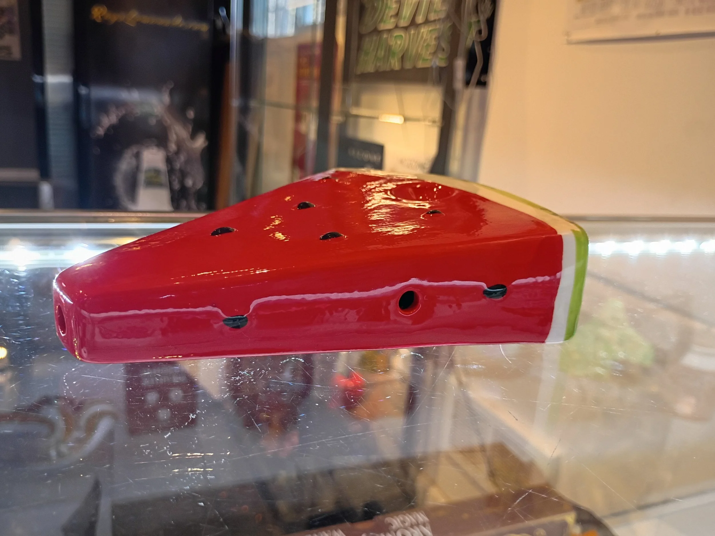 Ceramic watermelon pipe
