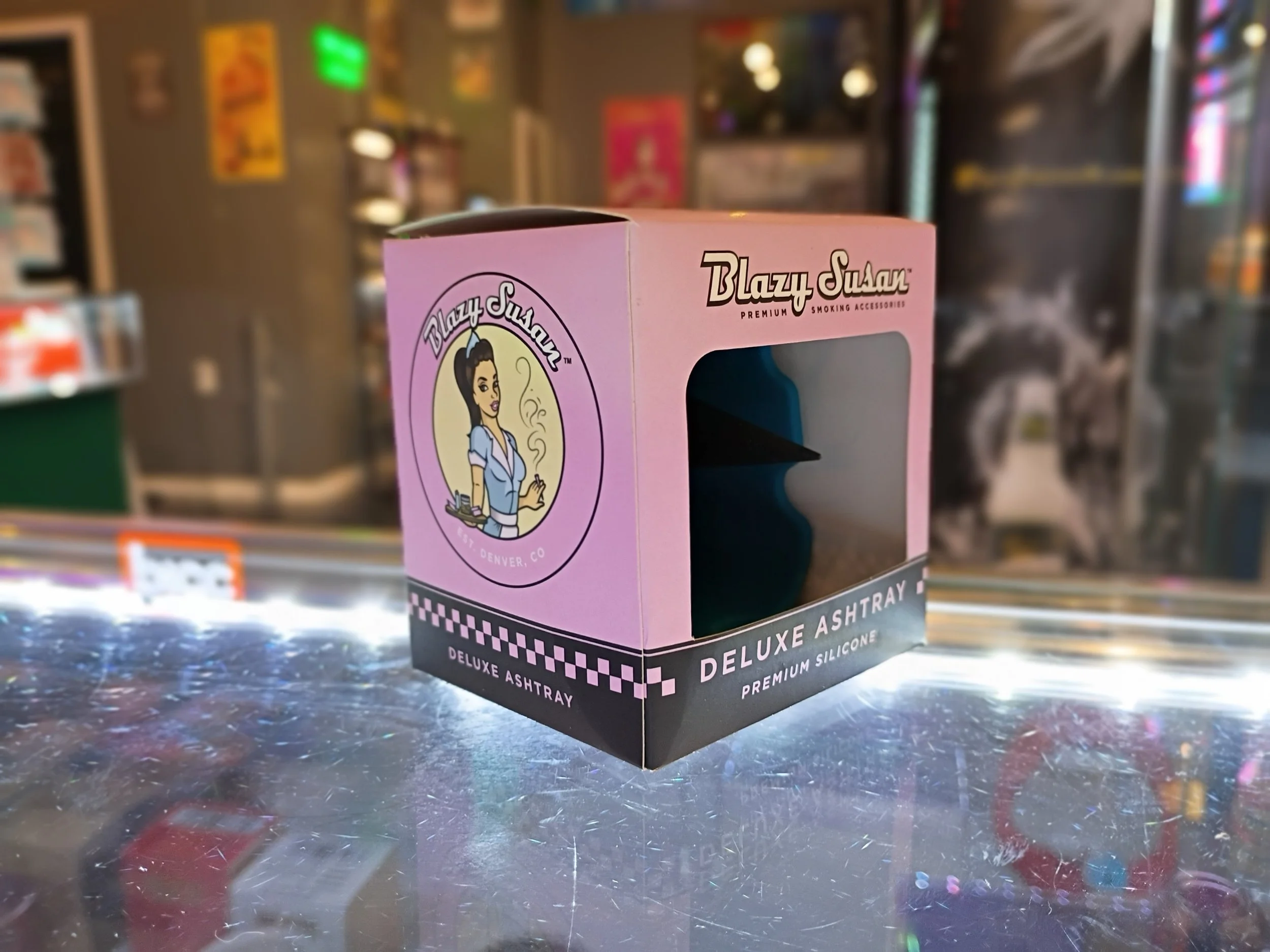 Blazy susan silicone ashtray