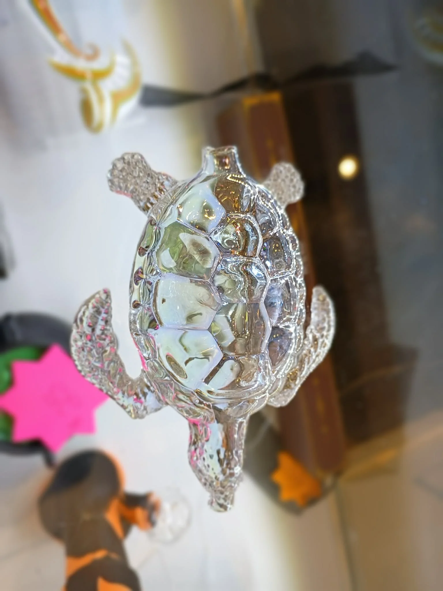 Glass seaturtle pipe