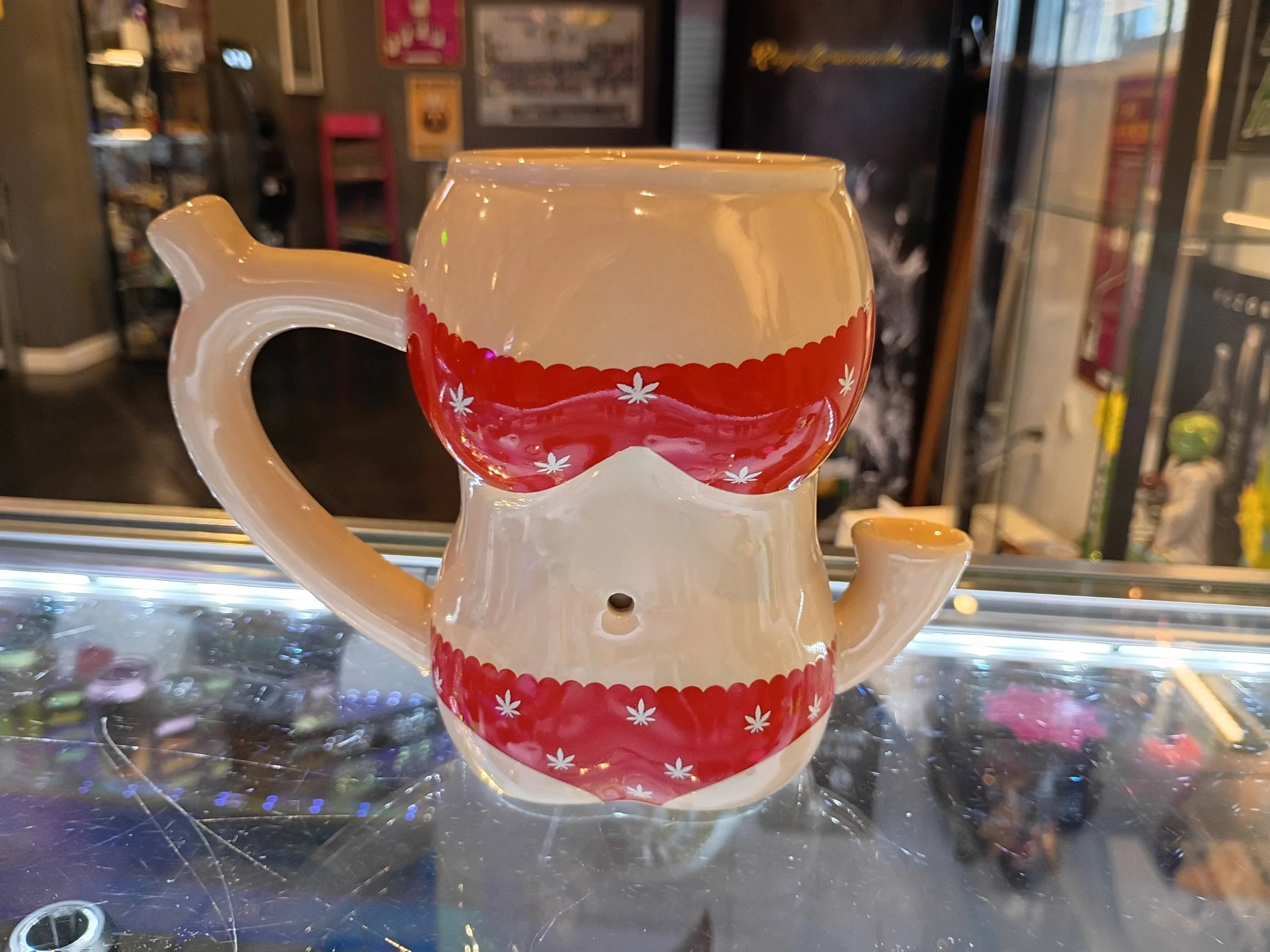 Weed bikini pipe mug