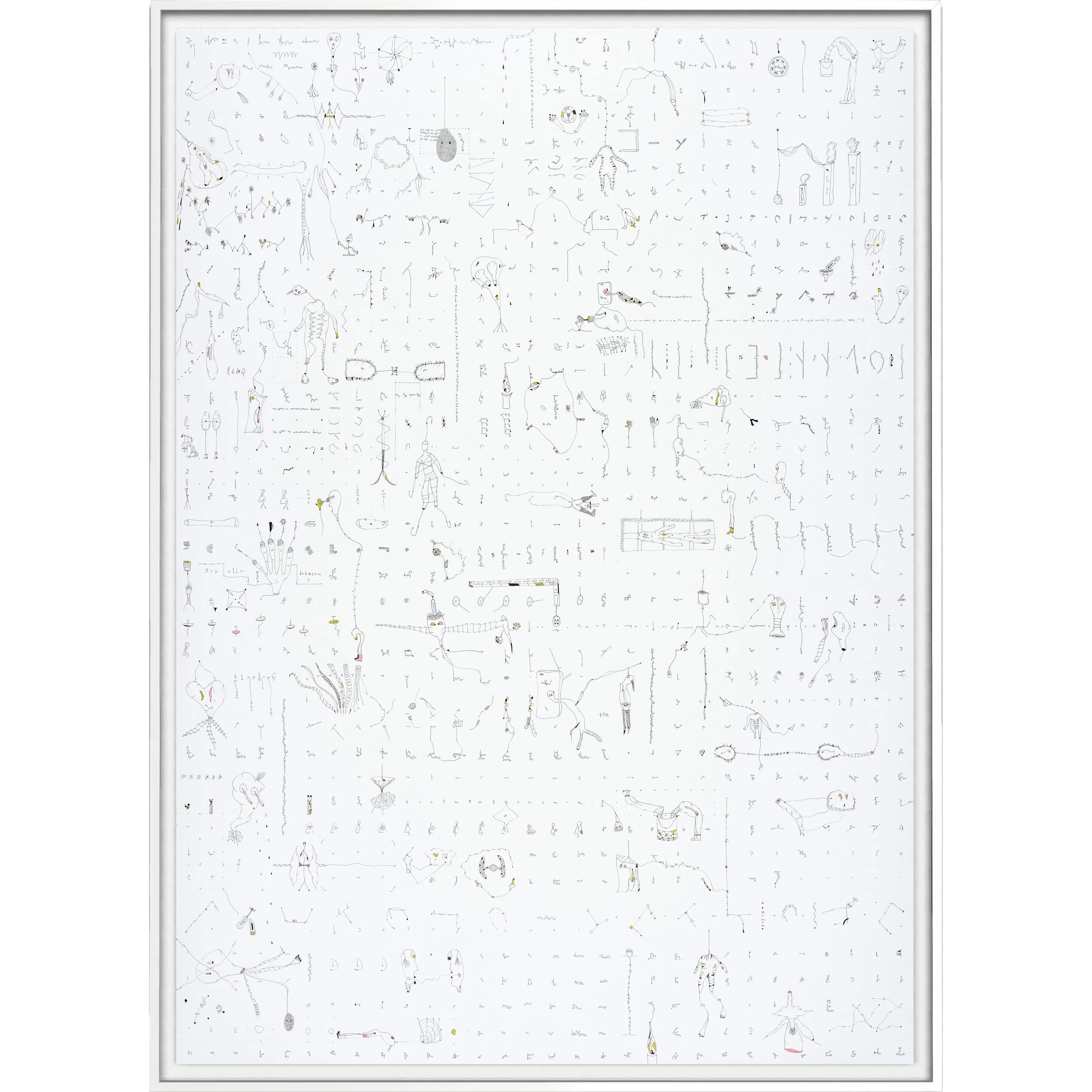 Grrr, 2026,  pigment ink, alcohol markers and colored pencil on Hahnemühle paper, 150 cm x 210 cm
