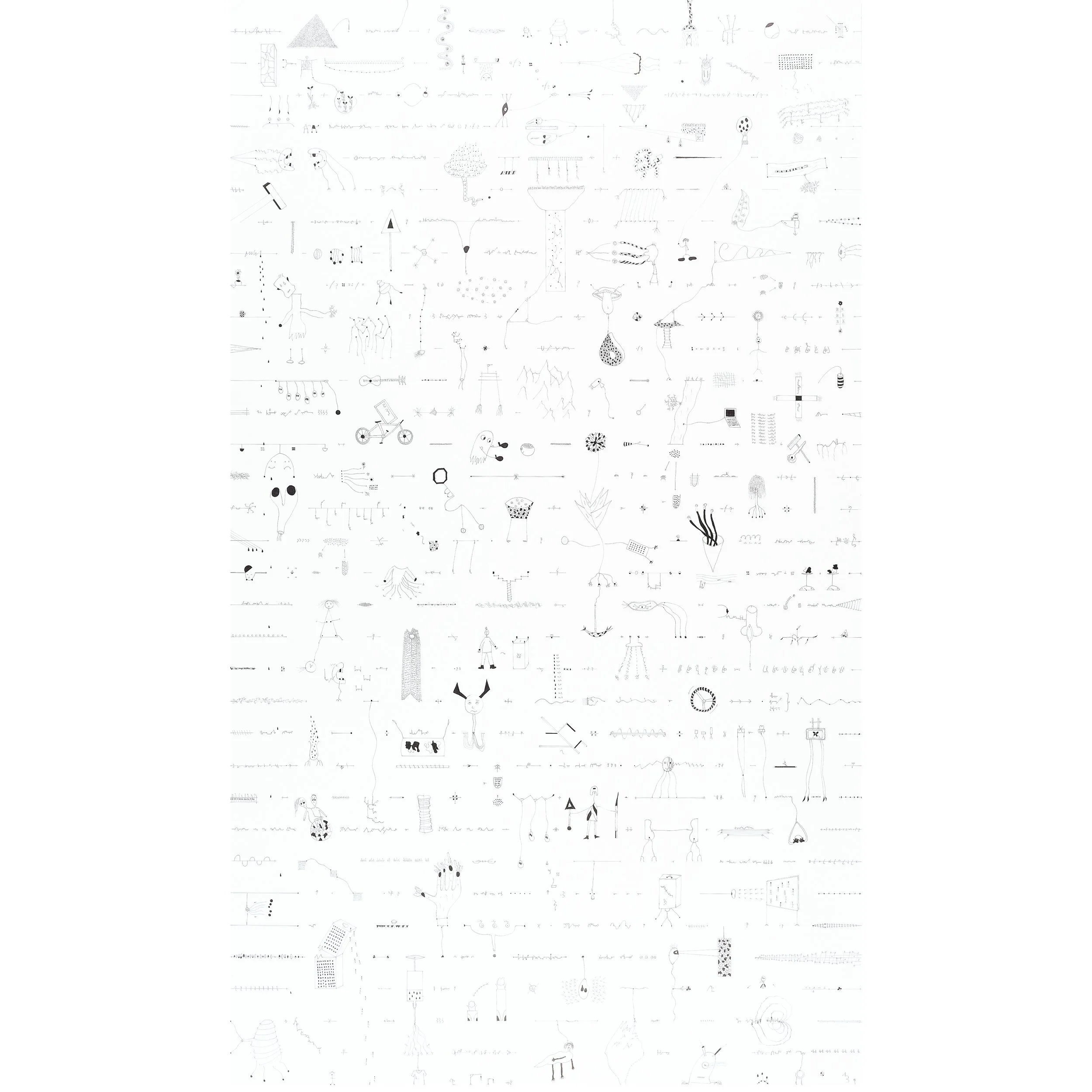 Big Boom, 2025,  pigment ink, alcohol markers on Hahnemühle paper, 100 cm x 173 cm 