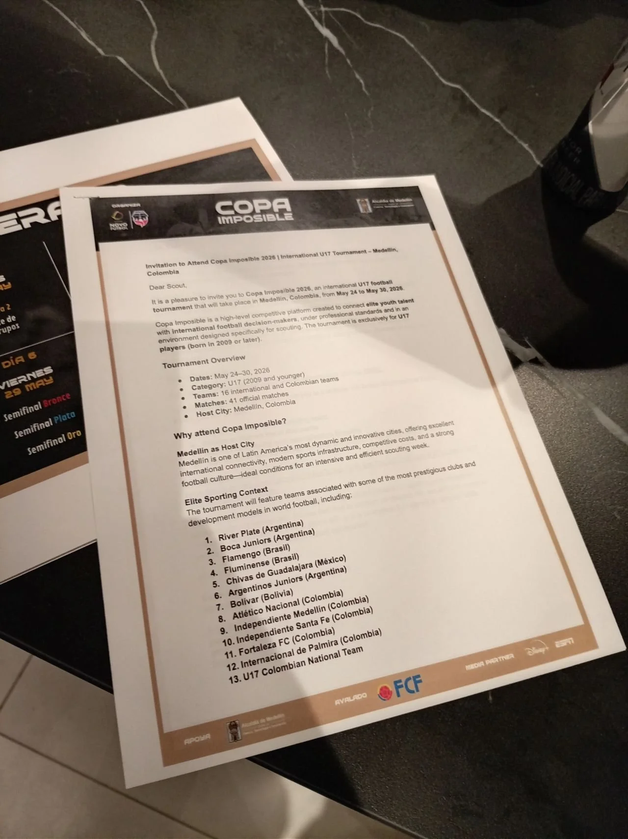 Finding Global Talent-Copa Imposible