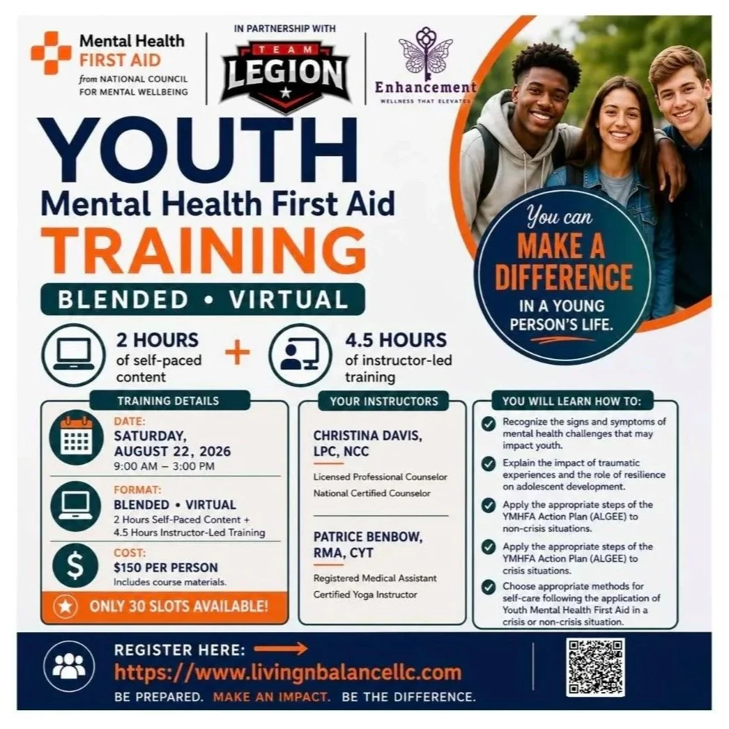 Youth Mental Health First Aid - Blended Virtual