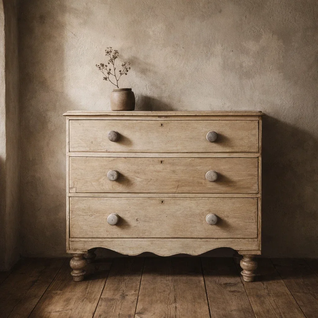 Antique Victorian Pine Welsh Chest of Drawers Old Pine Stripped