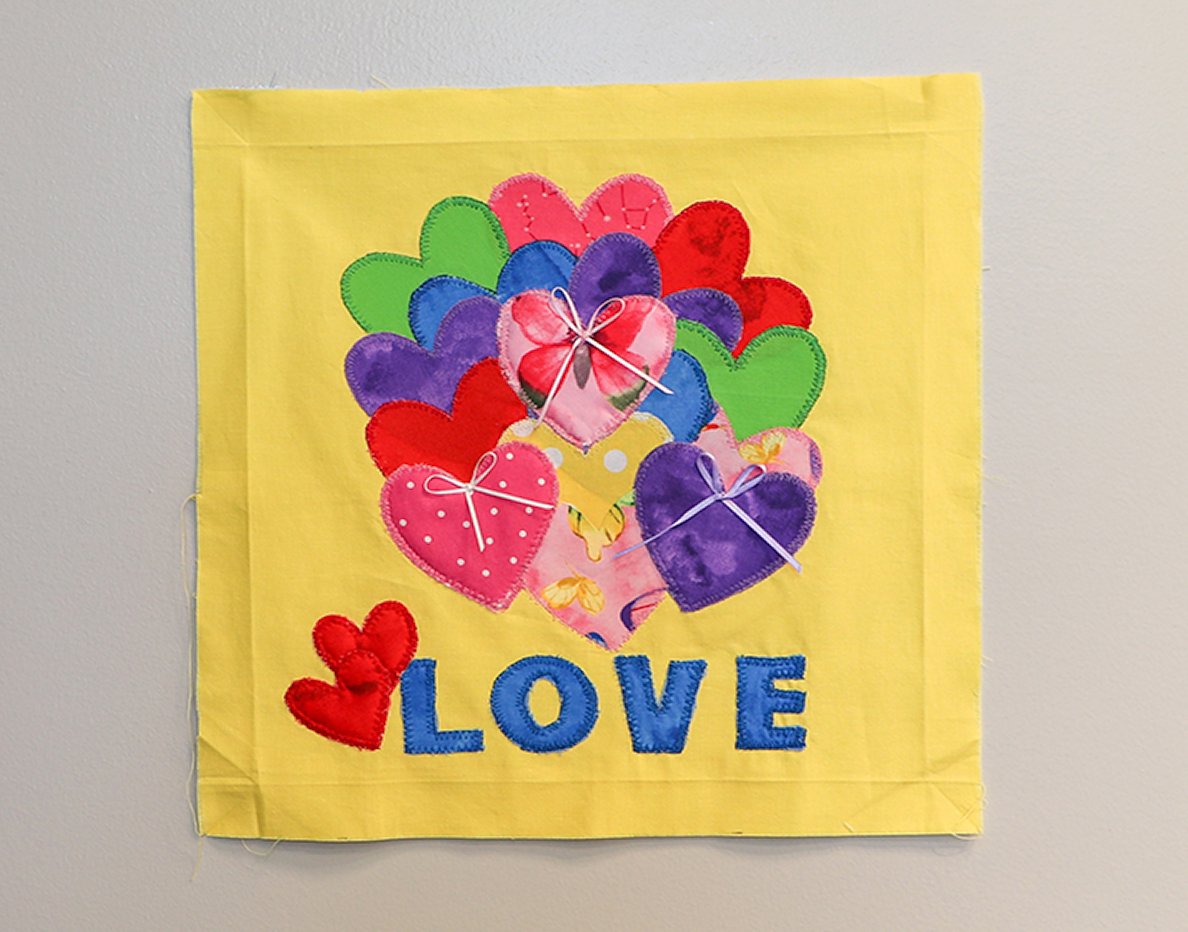 HEARTS OF LOVE
Neighbors told me about this group, and as someone who loves staying busy, helping people, and being creative, I knew I wanted to join. It is truly an honor to help others while solving problems, doing things I’ve never done before, an