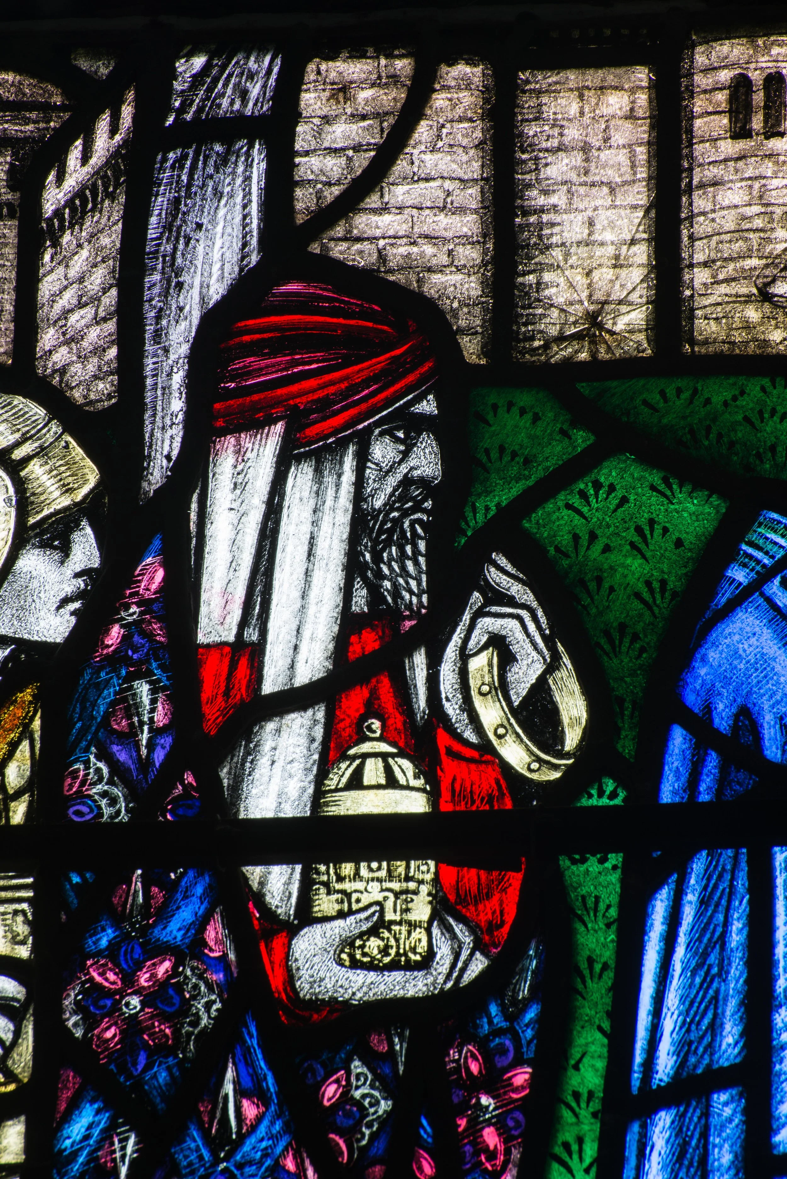 Douglas Strachan at Yarrow Parish Church, 1927