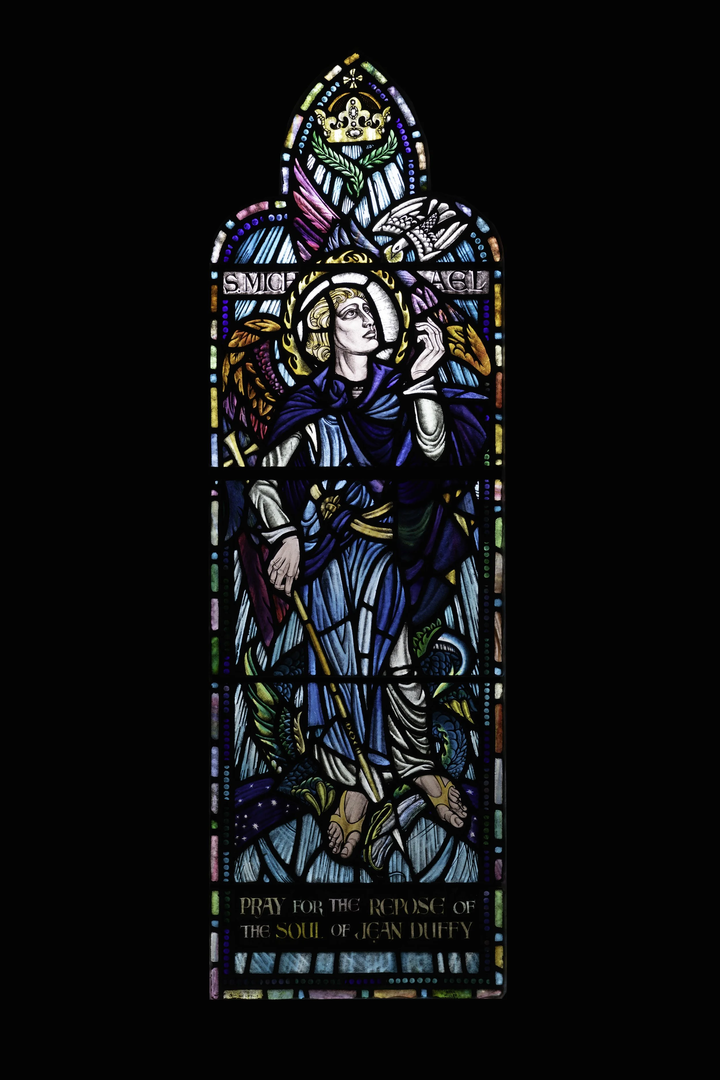 Nina Miller Davidson at St Joseph's RC Church, Peebles