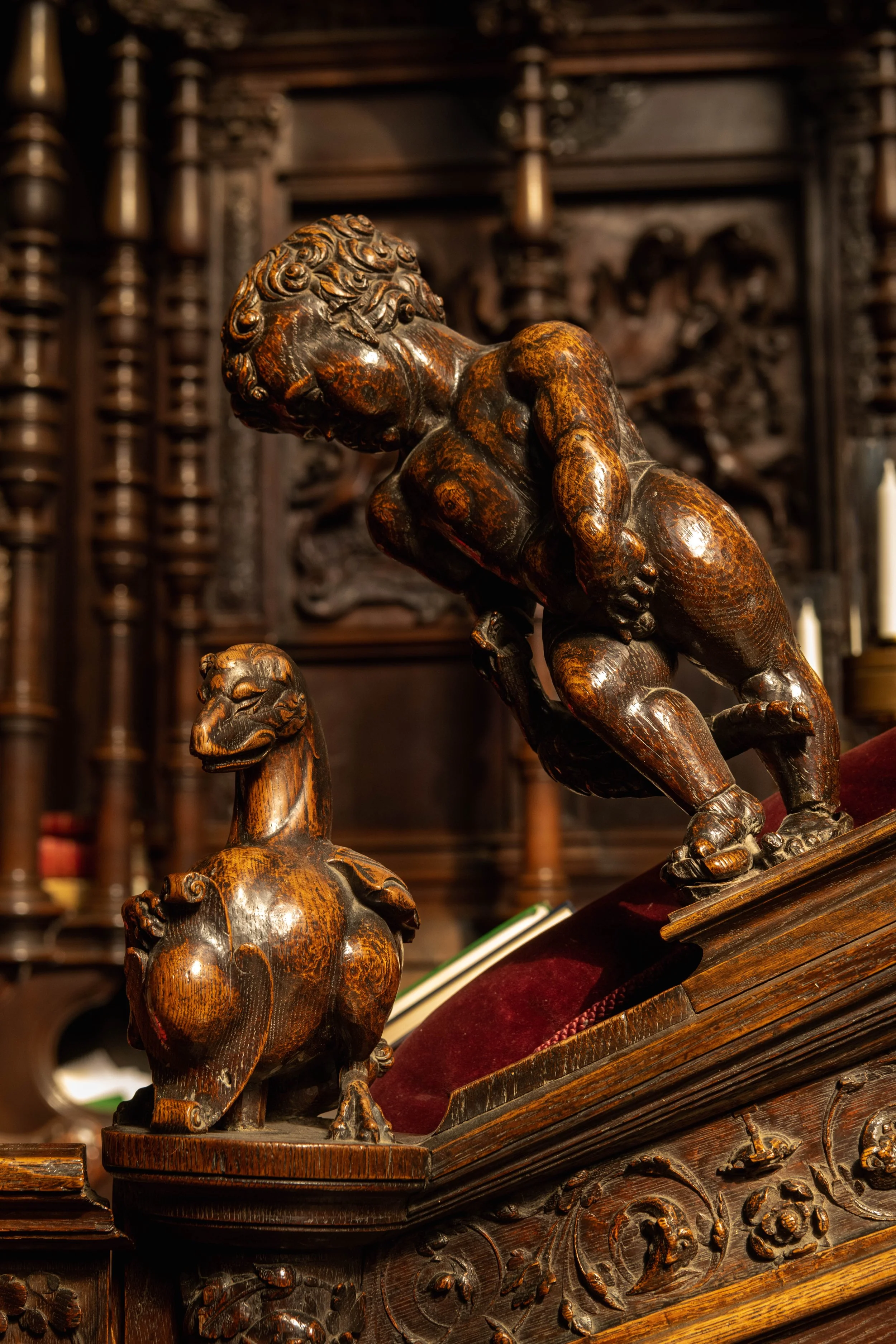 Choir Stall, KIng's College Chapel, Cambridge