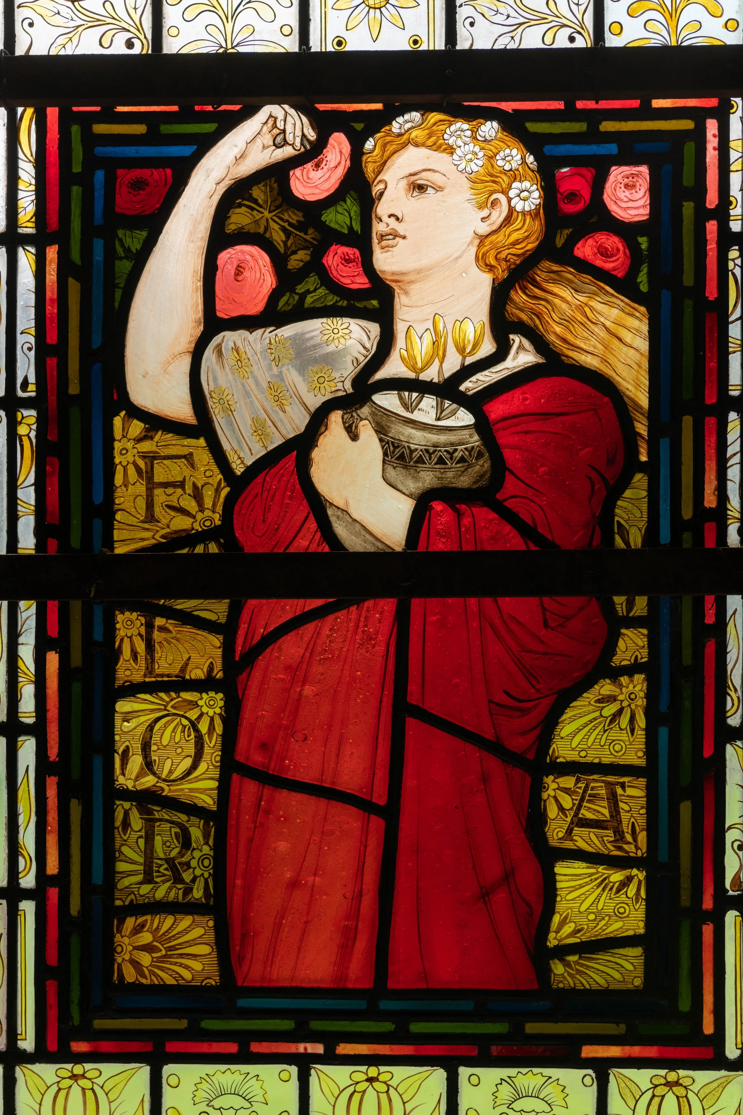 Flora, by Daniel Cottier at Ingliston House, , c1880