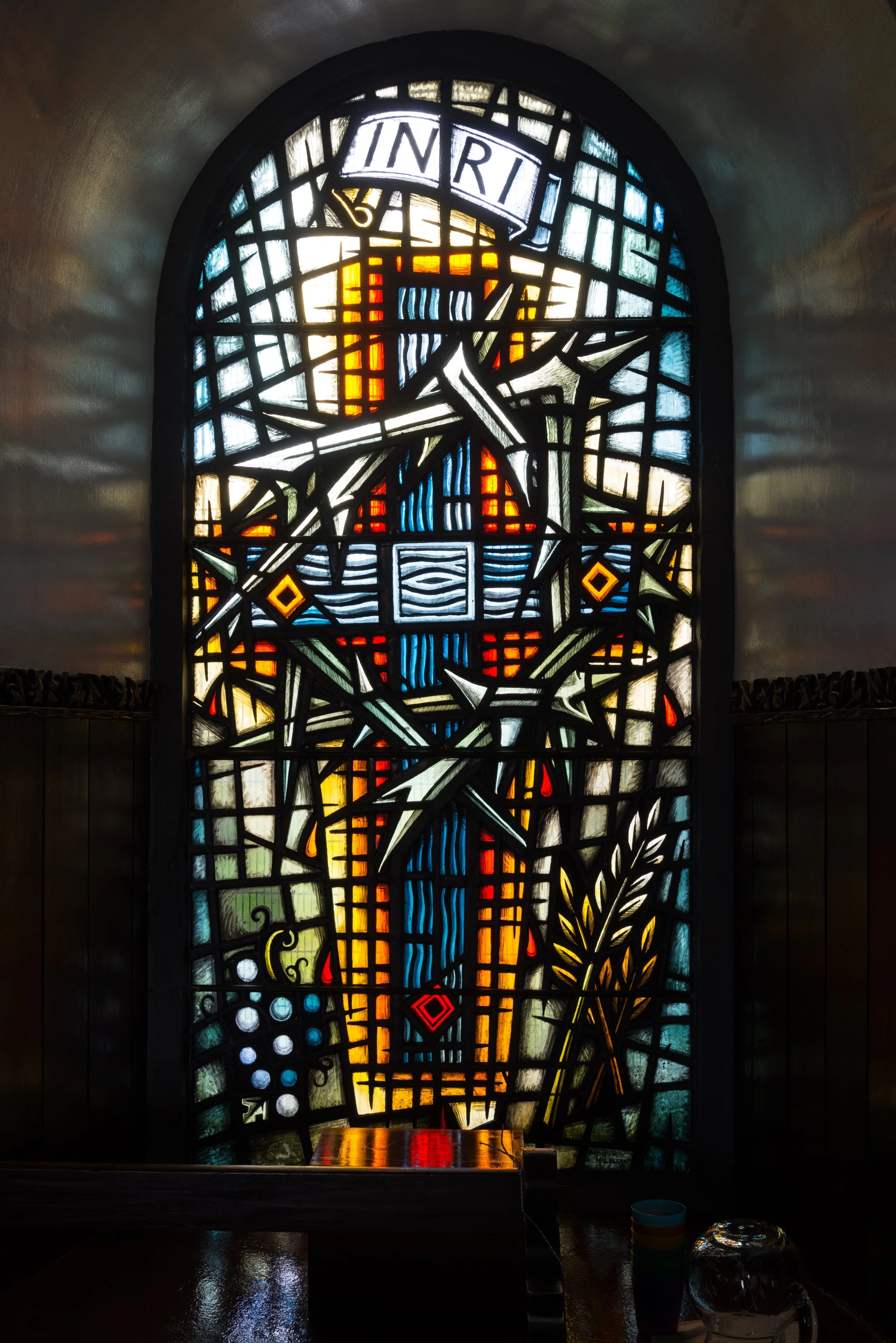 Sadie Maclellan at St Andrew's Kirk, West Linton, 1967-68