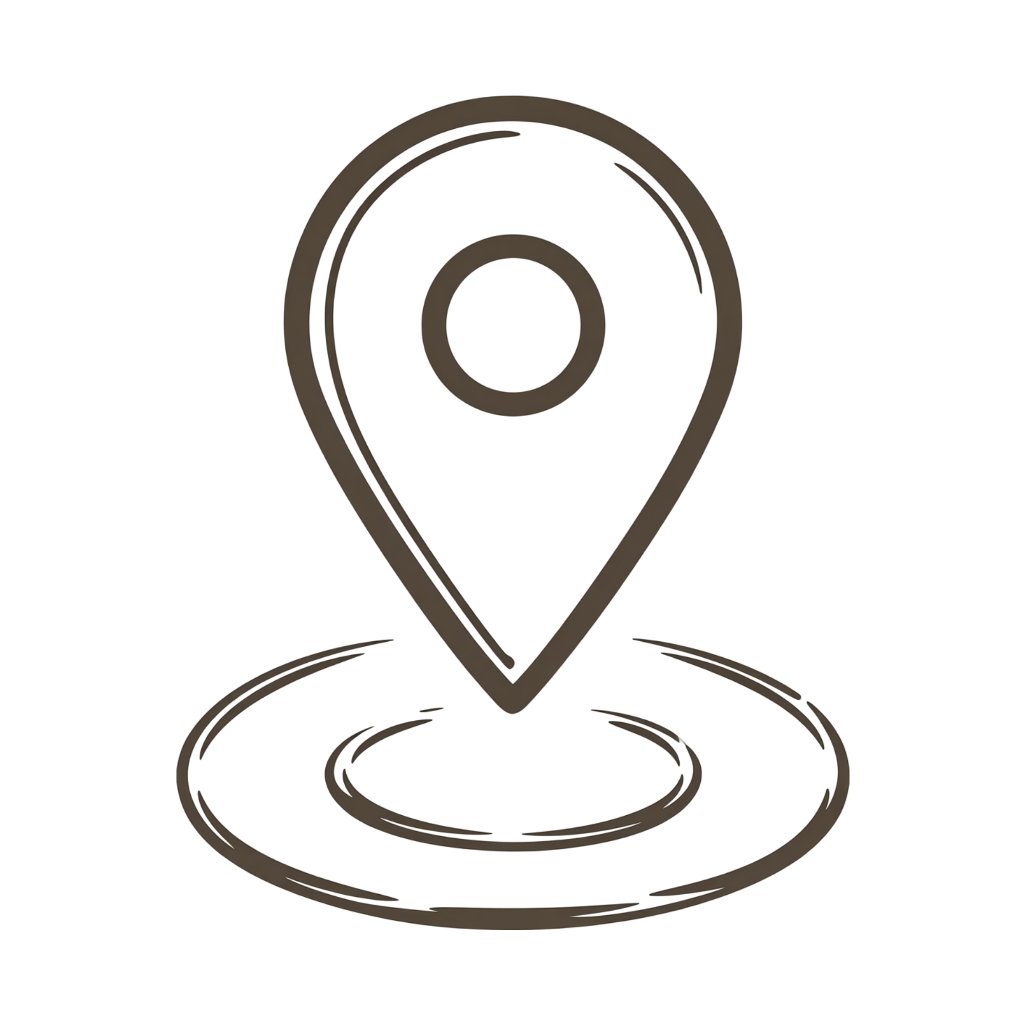 Une image représentant un symbole d'un point d'interrogation rouge au centre, entouré de cercles concentriques et de lignes courbes.