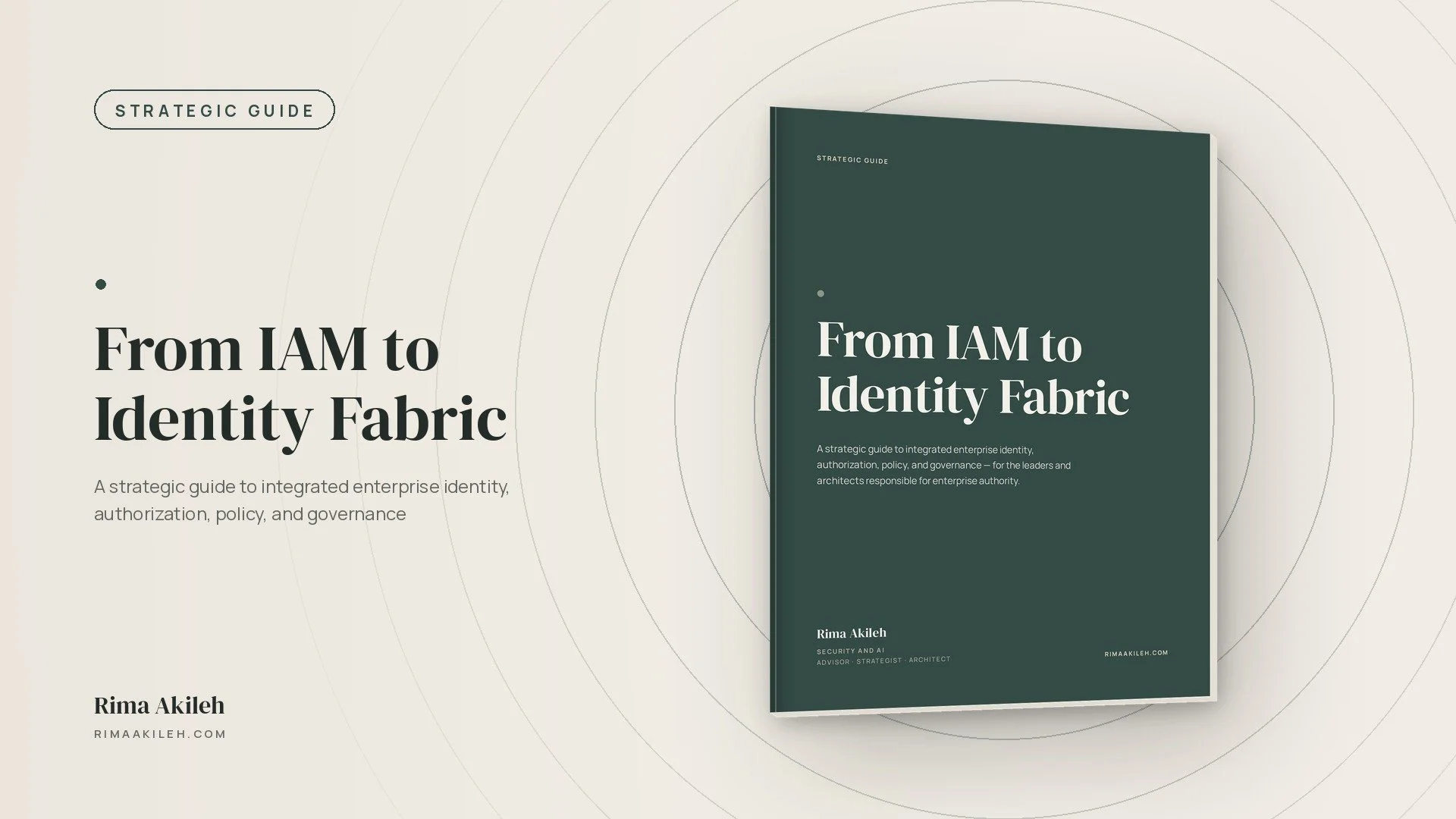 From IAM to Identity Fabric