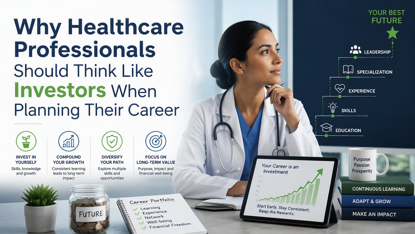 Why Healthcare Professionals Should Think Like Investors When Planning Their Career