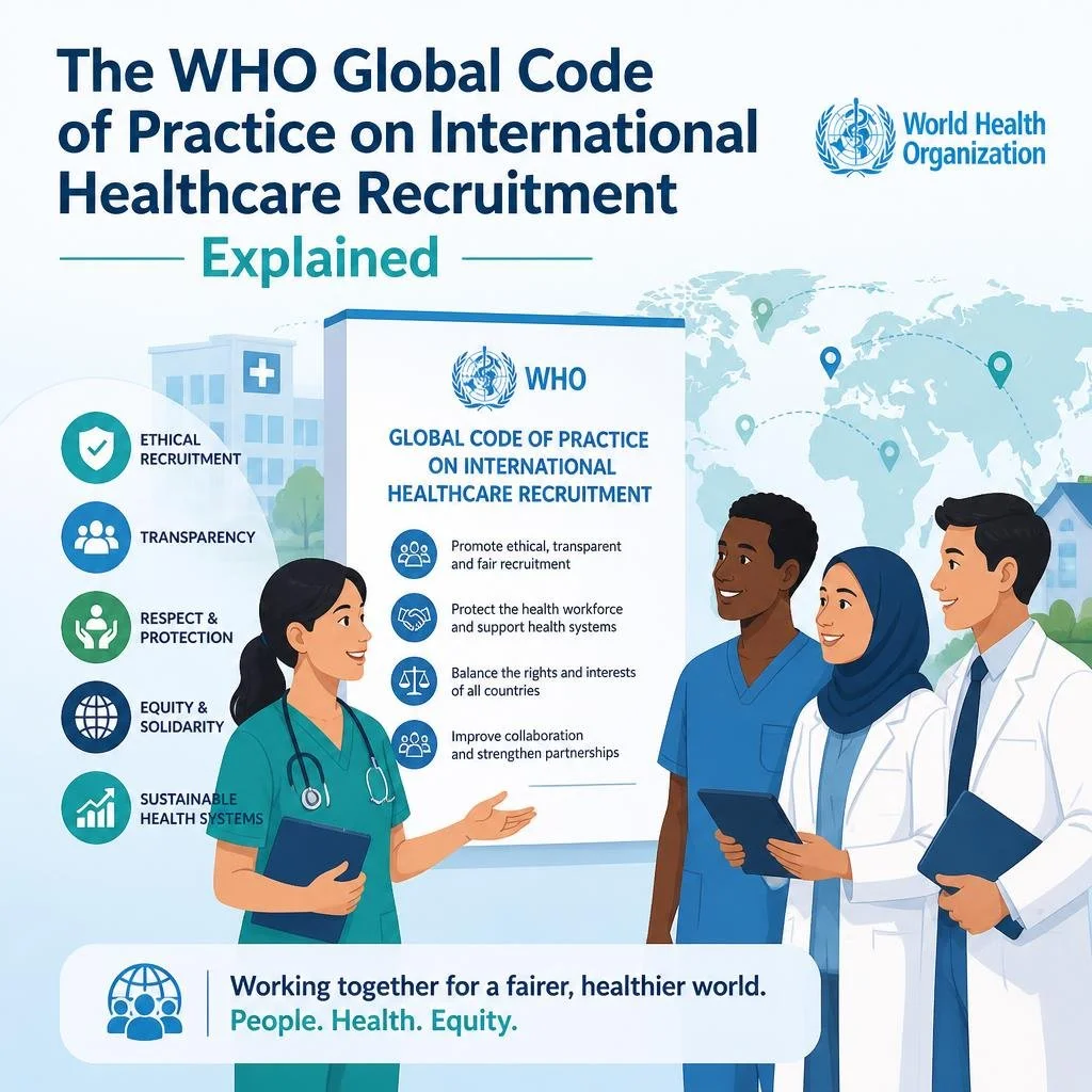 The WHO Global Code of Practice on International Healthcare Recruitment Explained: What the 2026 Amendment Means for International Recruitment