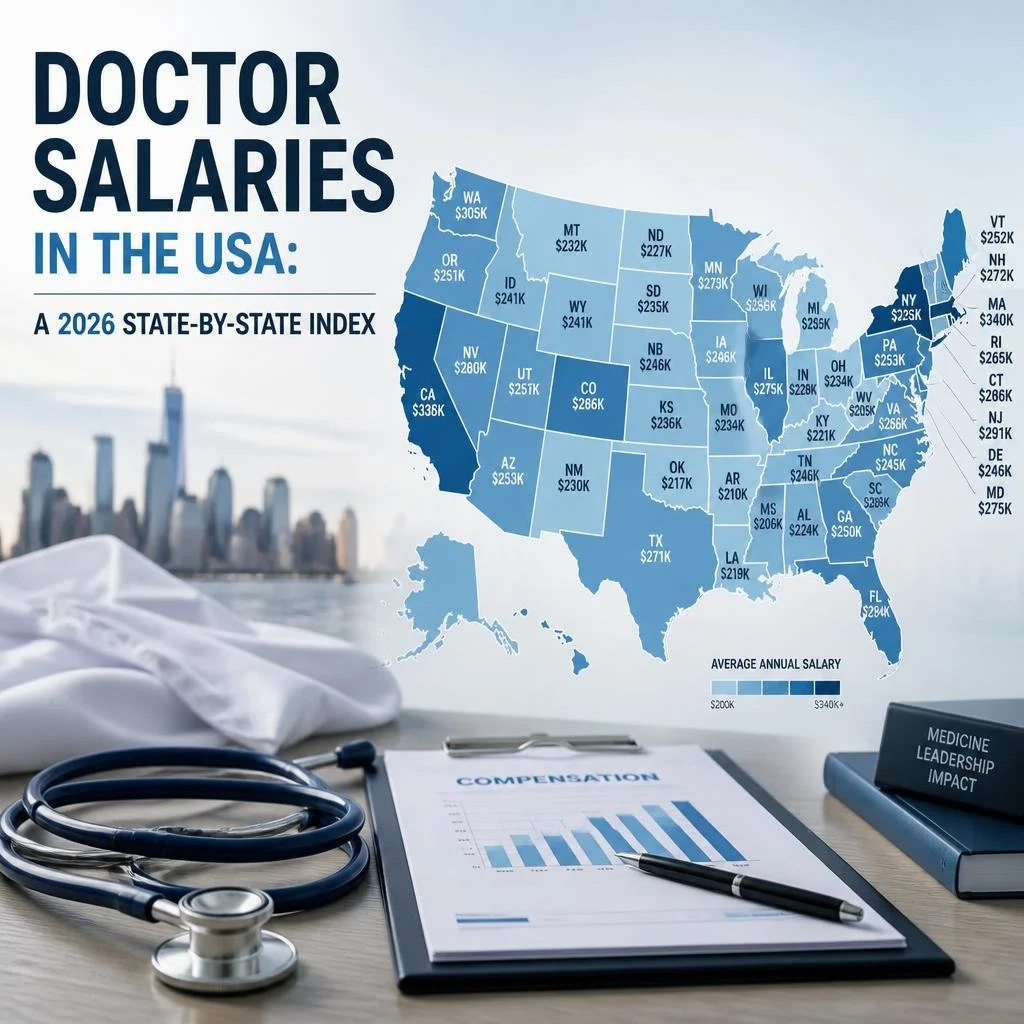 Doctor Salaries in the US: A 2026 State-by-State Index