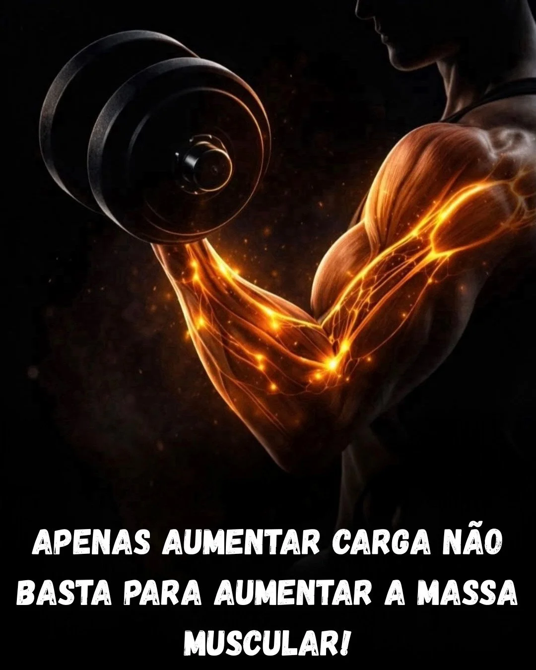 💪 Mais carga, por si s&oacute;, n&atilde;o &eacute; sin&oacute;nimo de mais m&uacute;sculo &mdash; mas maior tens&atilde;o muscular sim! 💪

🏋️&zwj;♂️ O m&uacute;sculo n&atilde;o responde apenas ao peso &mdash; na barra, no aparelho, nos halteres &