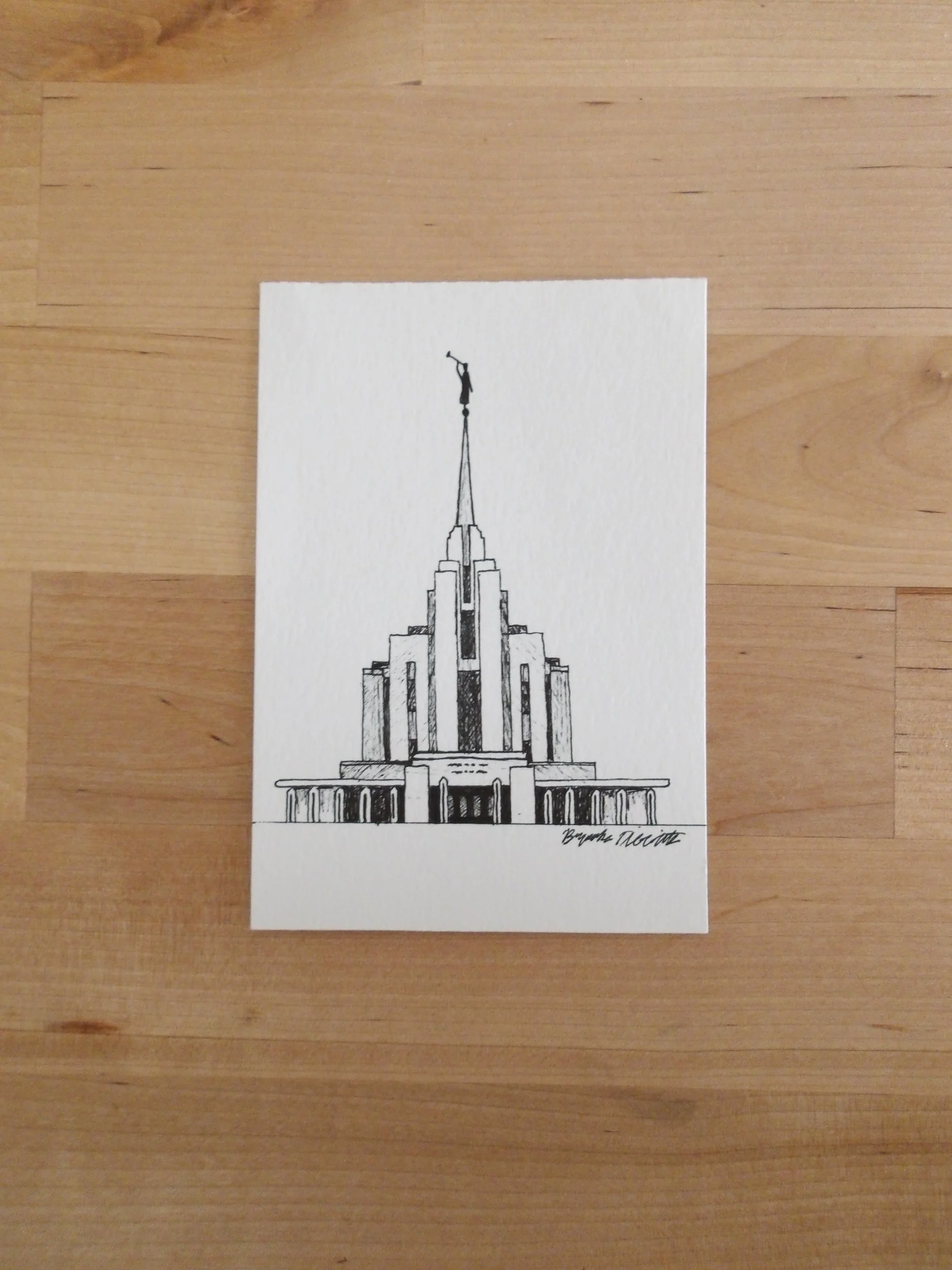 Rexburg, Idaho, Temple Picture