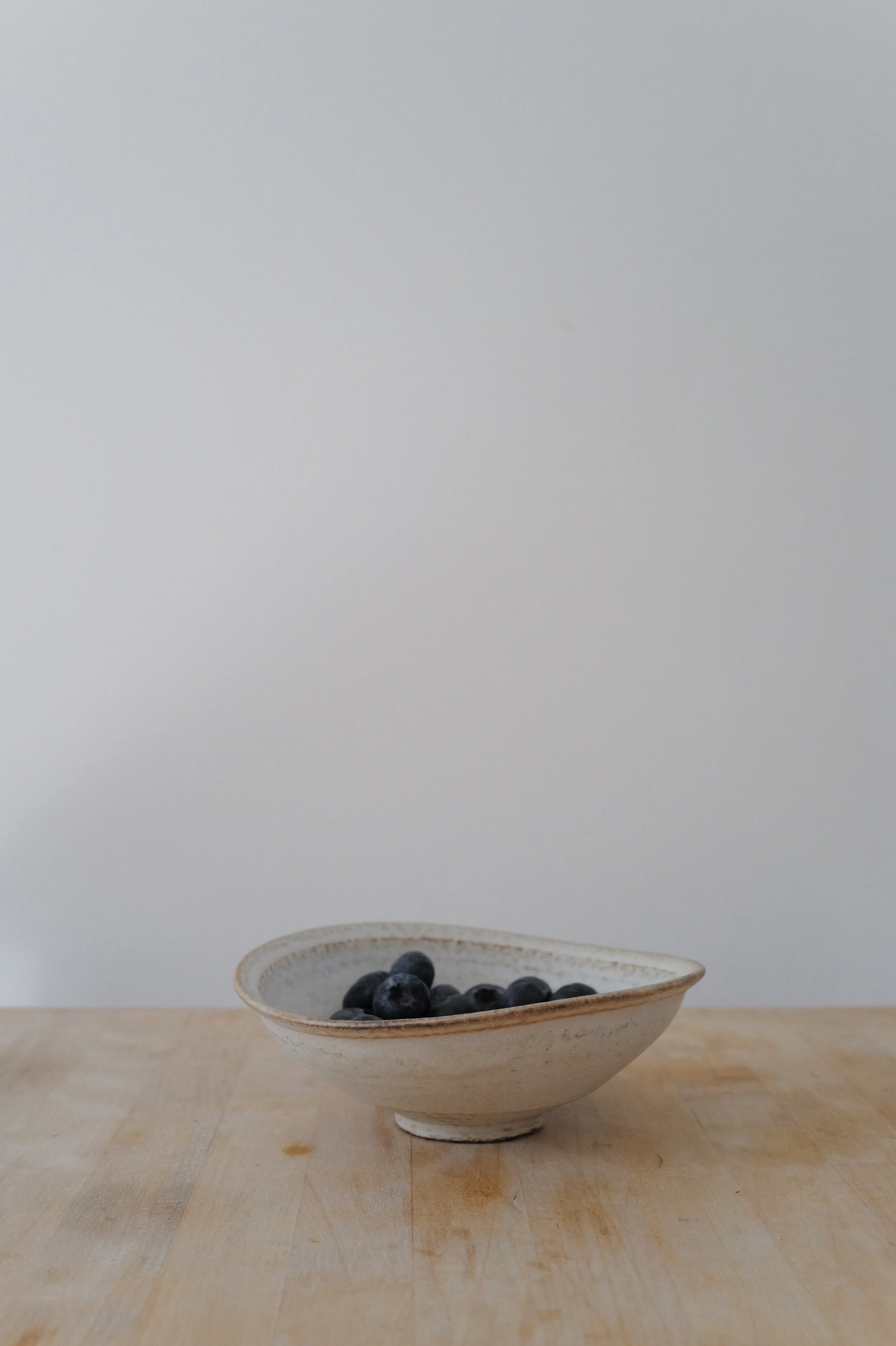 Oval plate - oatmeal