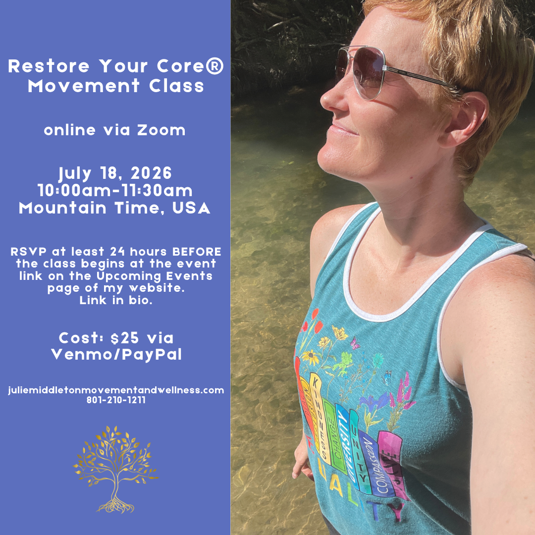 Restore Your Core Group® Movement Class - Online