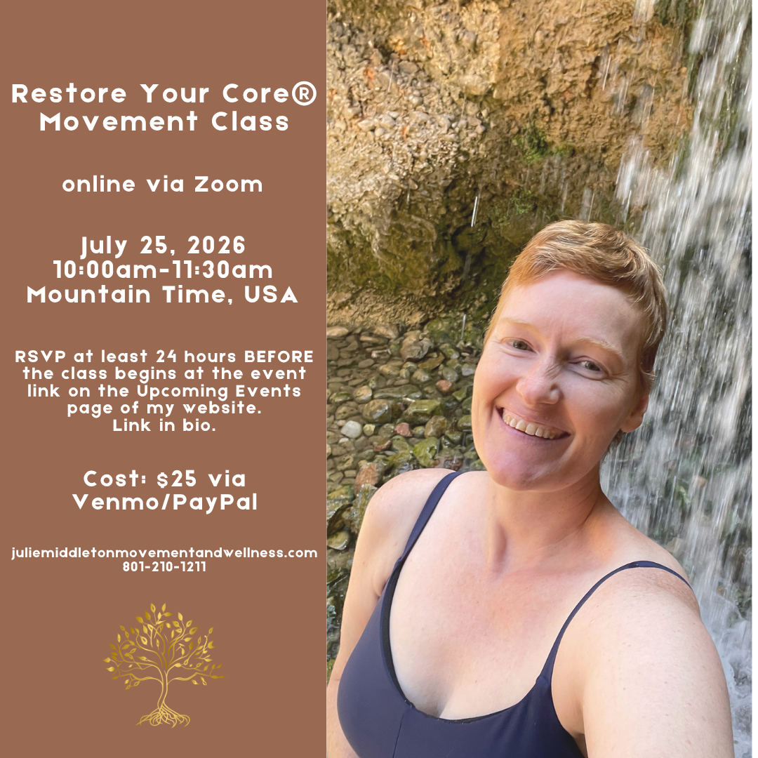 Restore Your Core® Group Movement Class - Online