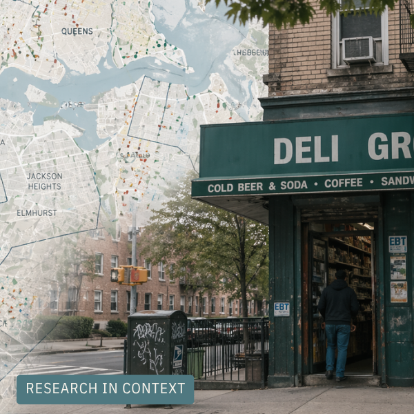 Building a usable food environment dataset for New York City