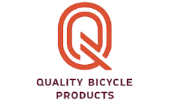 Logo with a stylized letter Q above the text 'QUALITY BICYCLE PRODUCTS'.