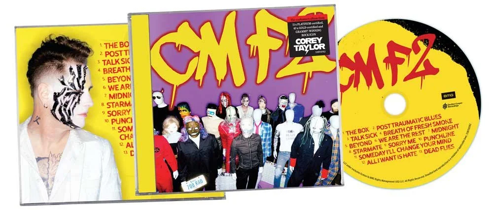 Corey Taylor, CMF2, CD packaging, BMG, Digital Lava | Music Packaging & Graphic Design | Los Angeles