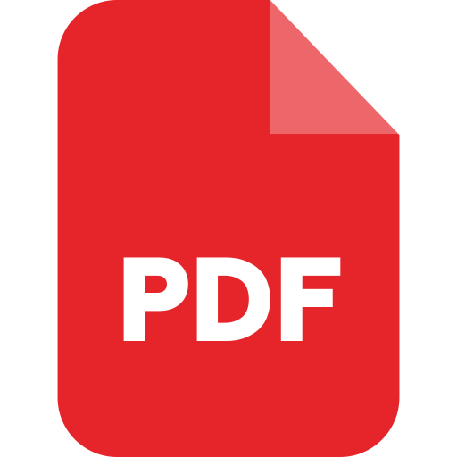 Red PDF document icon with a folded corner.