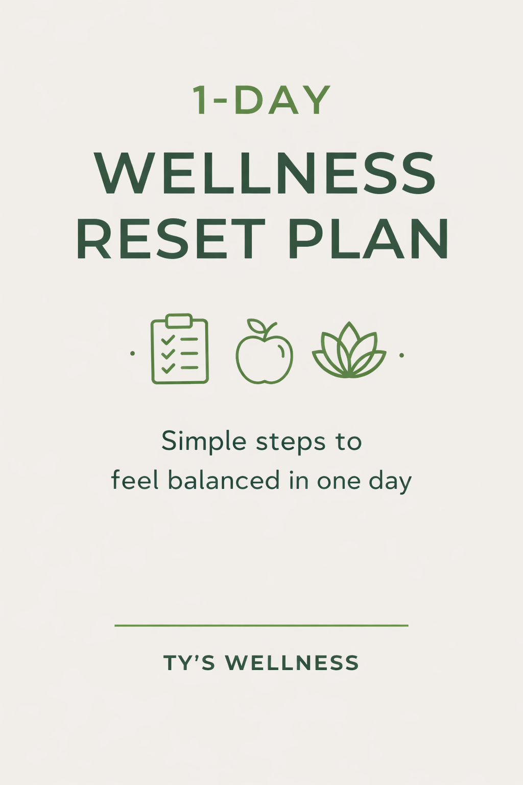 1- Day Wellness Reset
