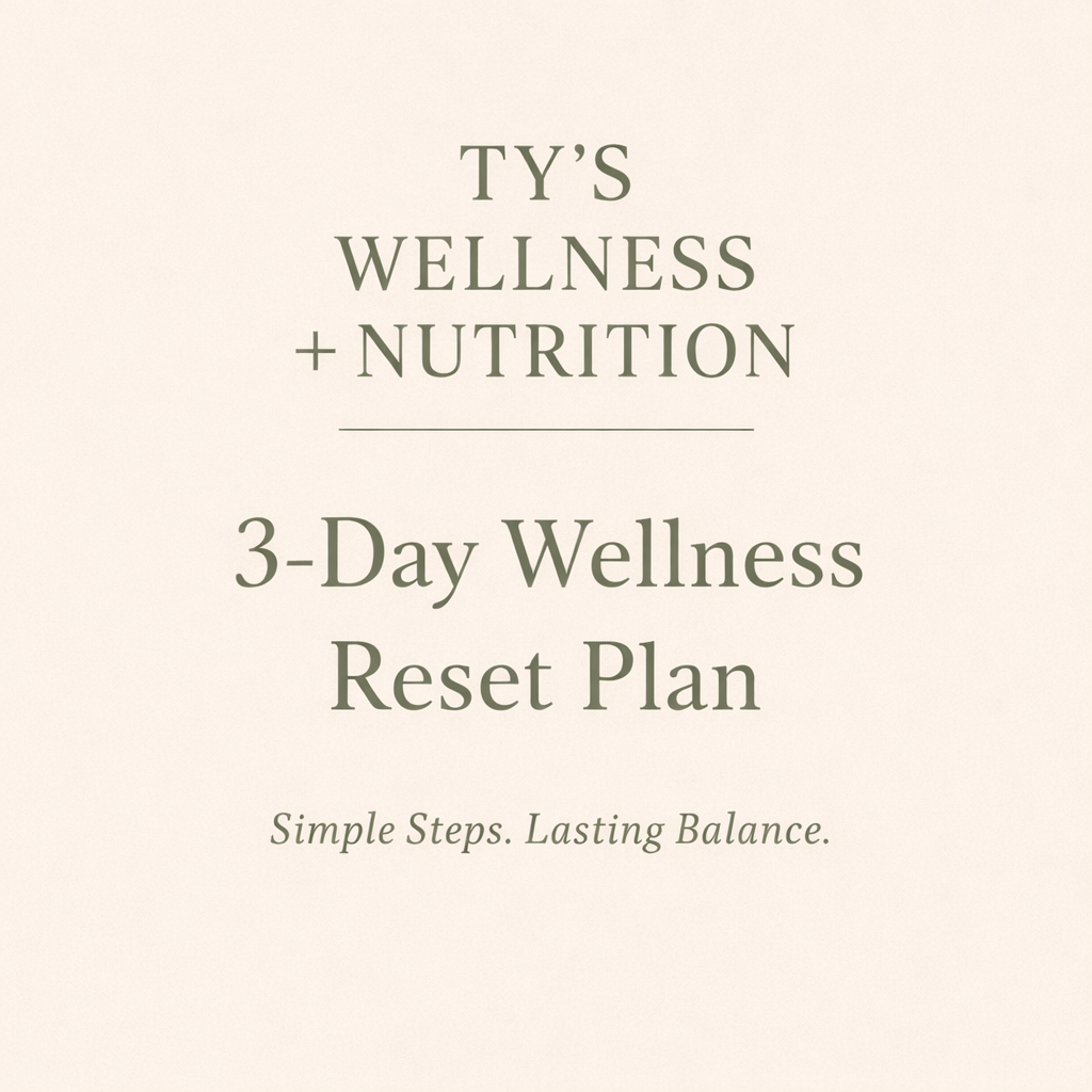 3 -Day Wellness Reset Plan.