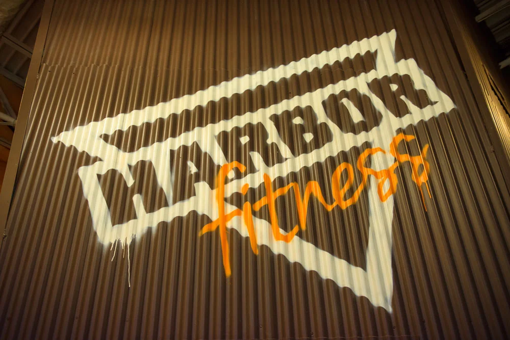 Harbor Fitness Mill Basin Logo Wall