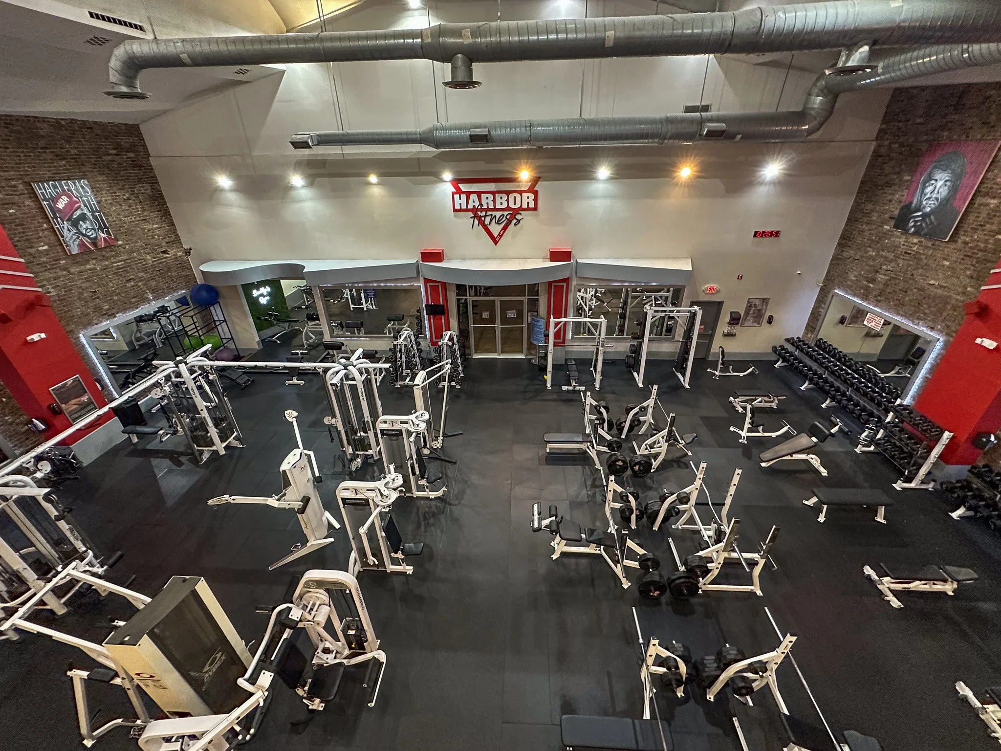 HARBOR FITNESS 92 VIEW FROM MEZZANINE
