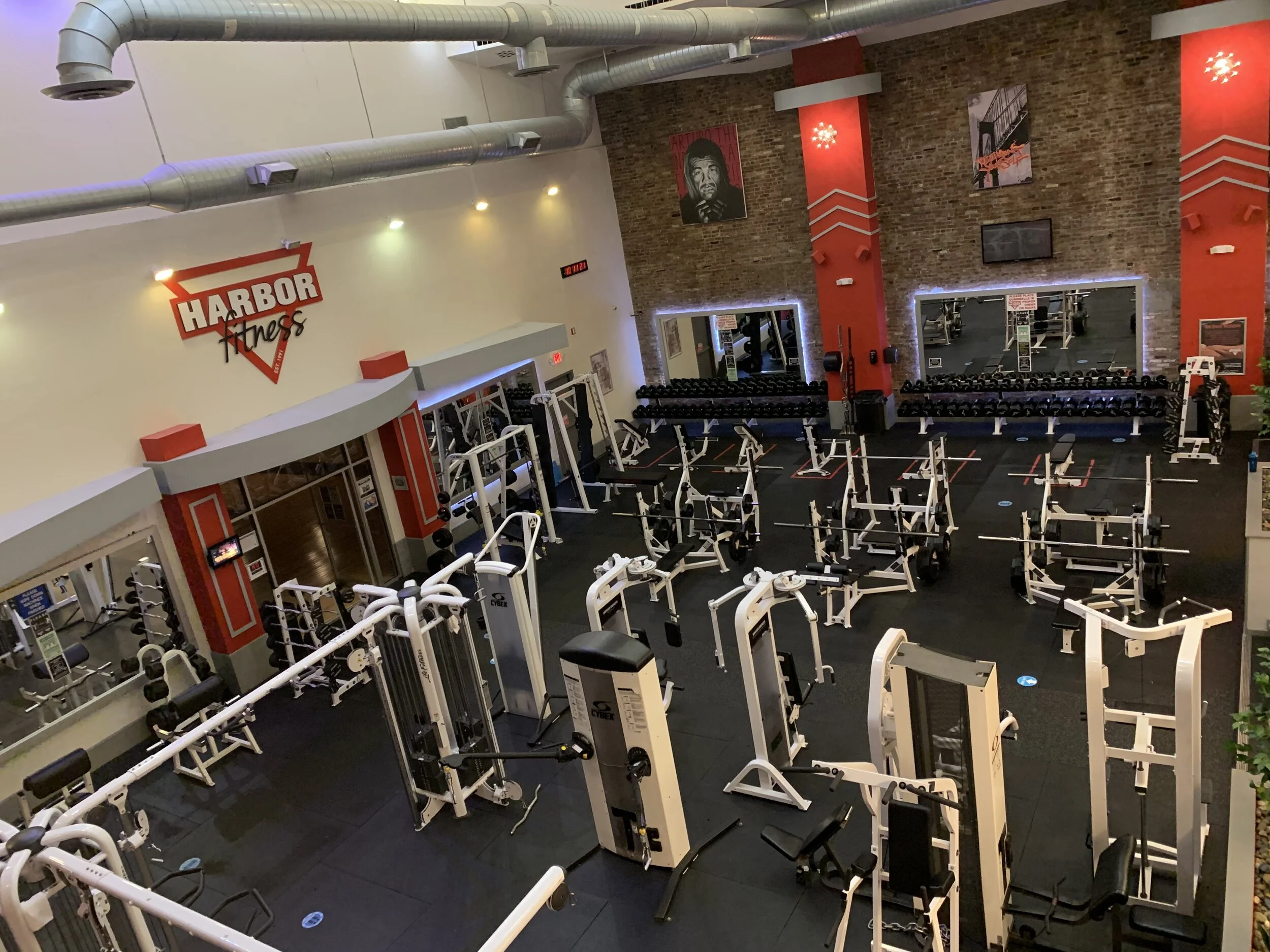HARBOR FITNESS 92 VIEW FROM MEZZANINE