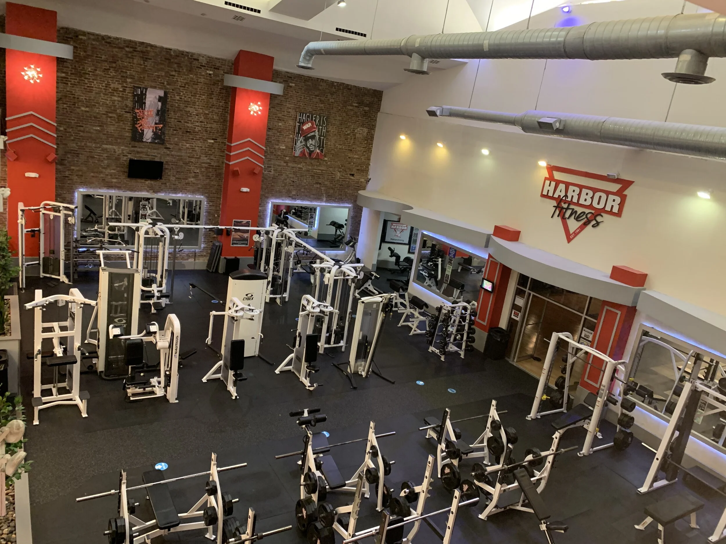 HARBOR FITNESS 92 VIEW FROM MEZZANINE