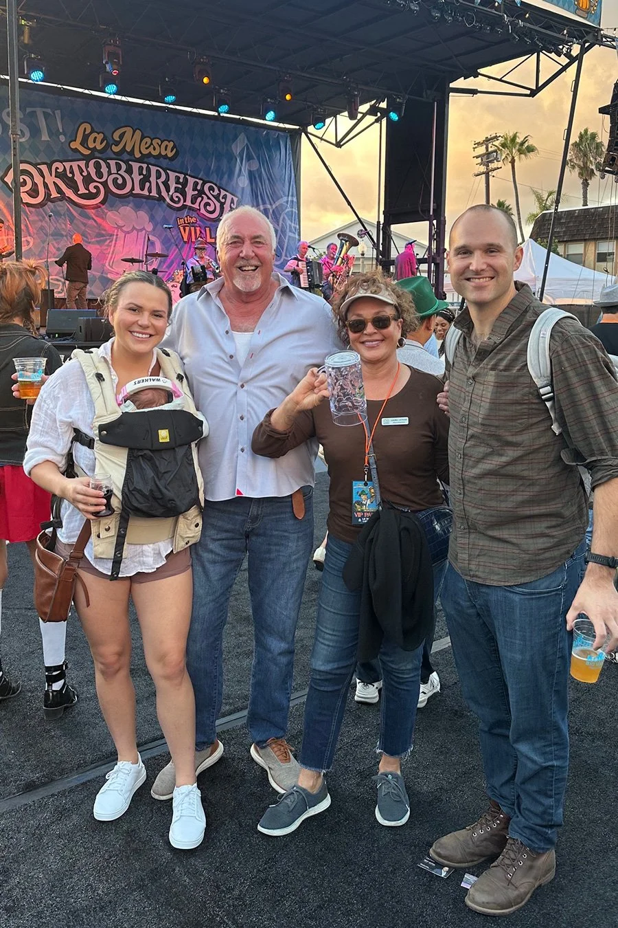 Laura Lothian Family at Oktoberfest La Mesa