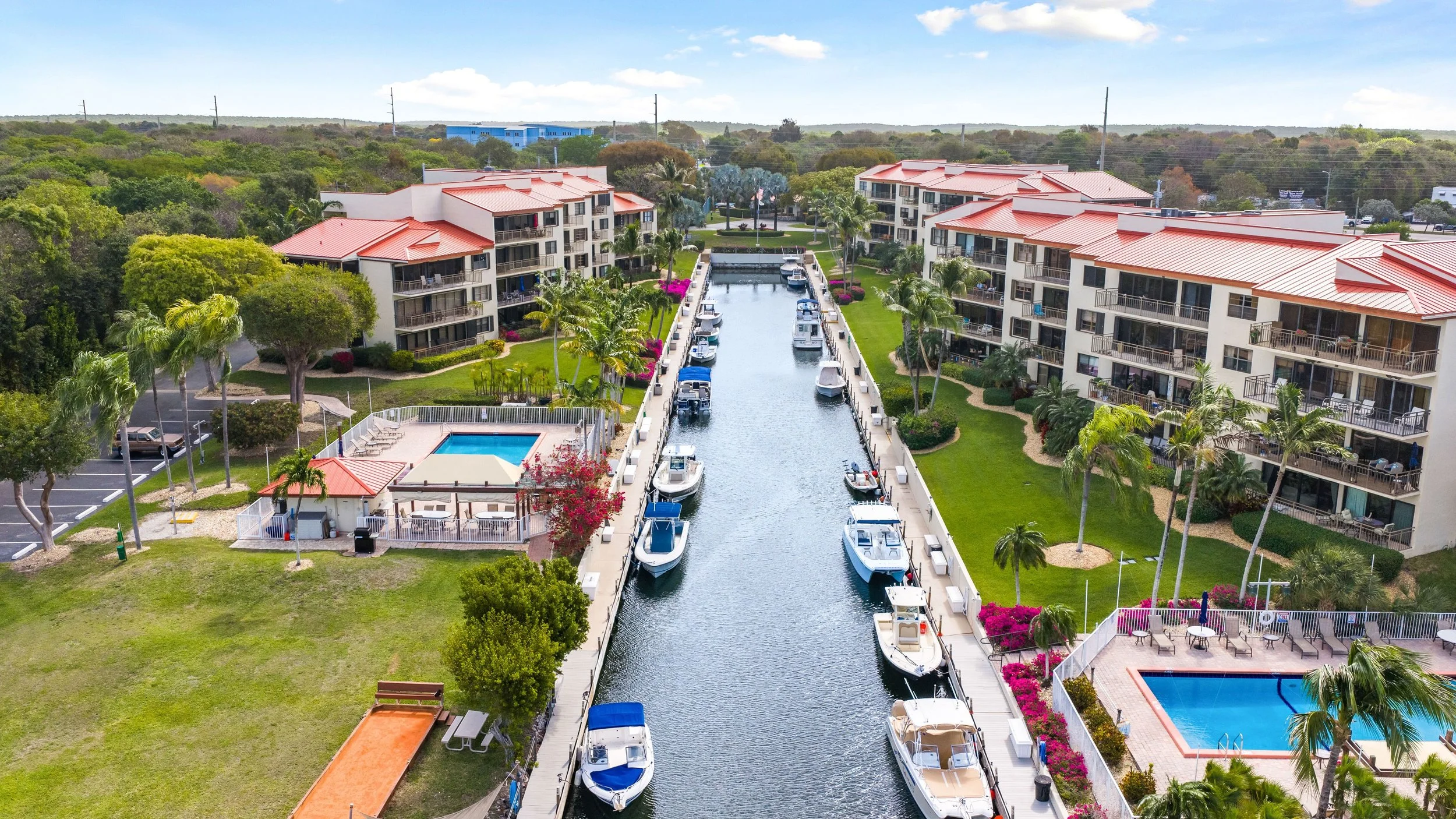 Boats and waterfront views near Tamarind Bay Club in Key Largo